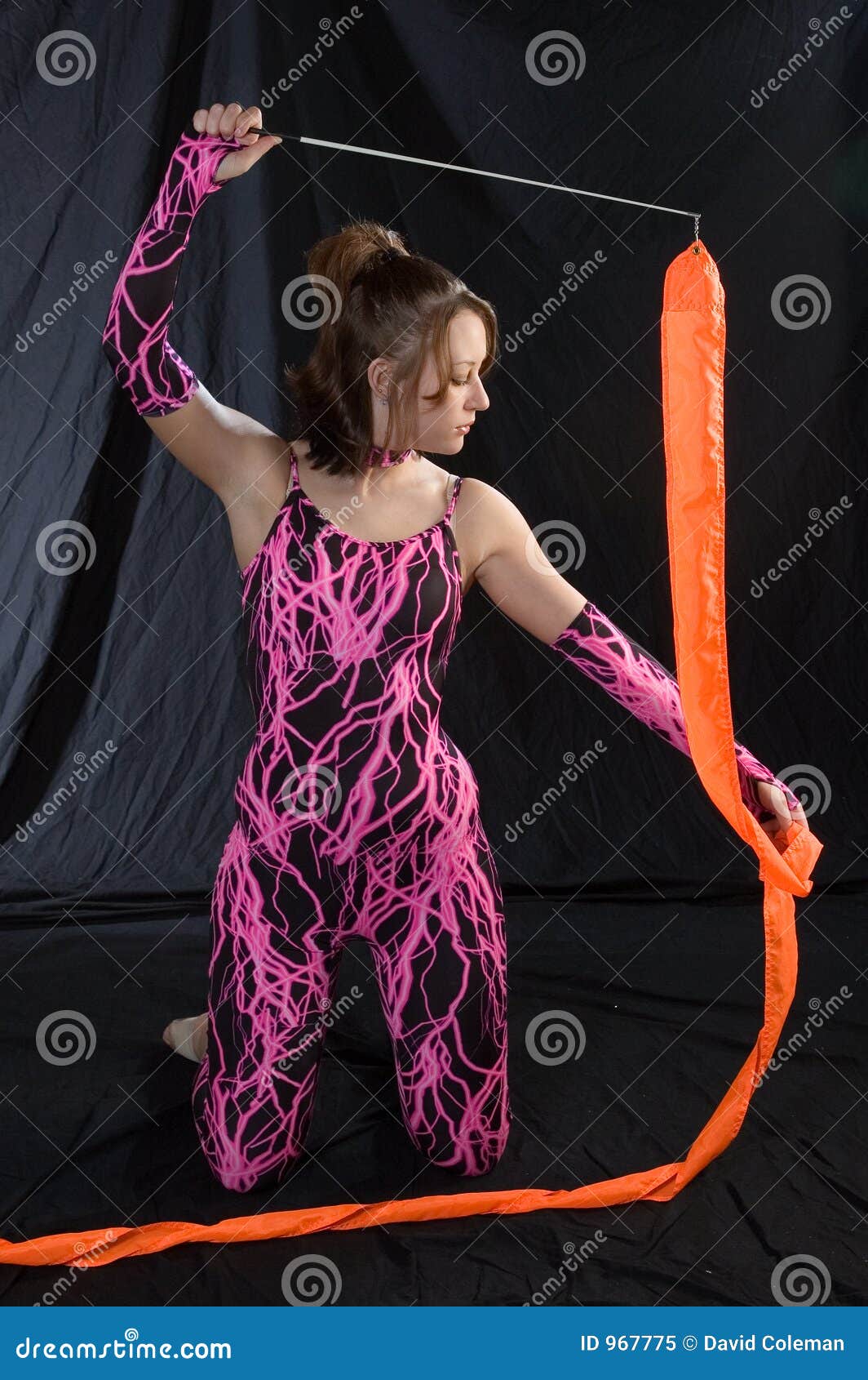 Dancer on Knees stock image. Image of posed, entertainer 967775