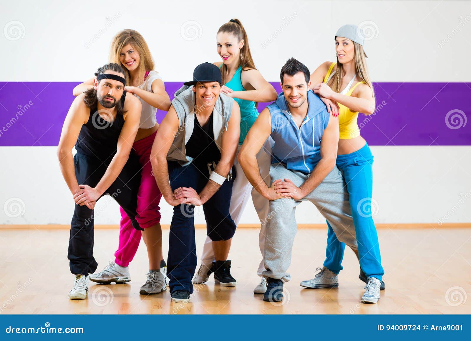 Dancer at Zumba Fitness Training in Dance Studio Stock Photo - Image of ...