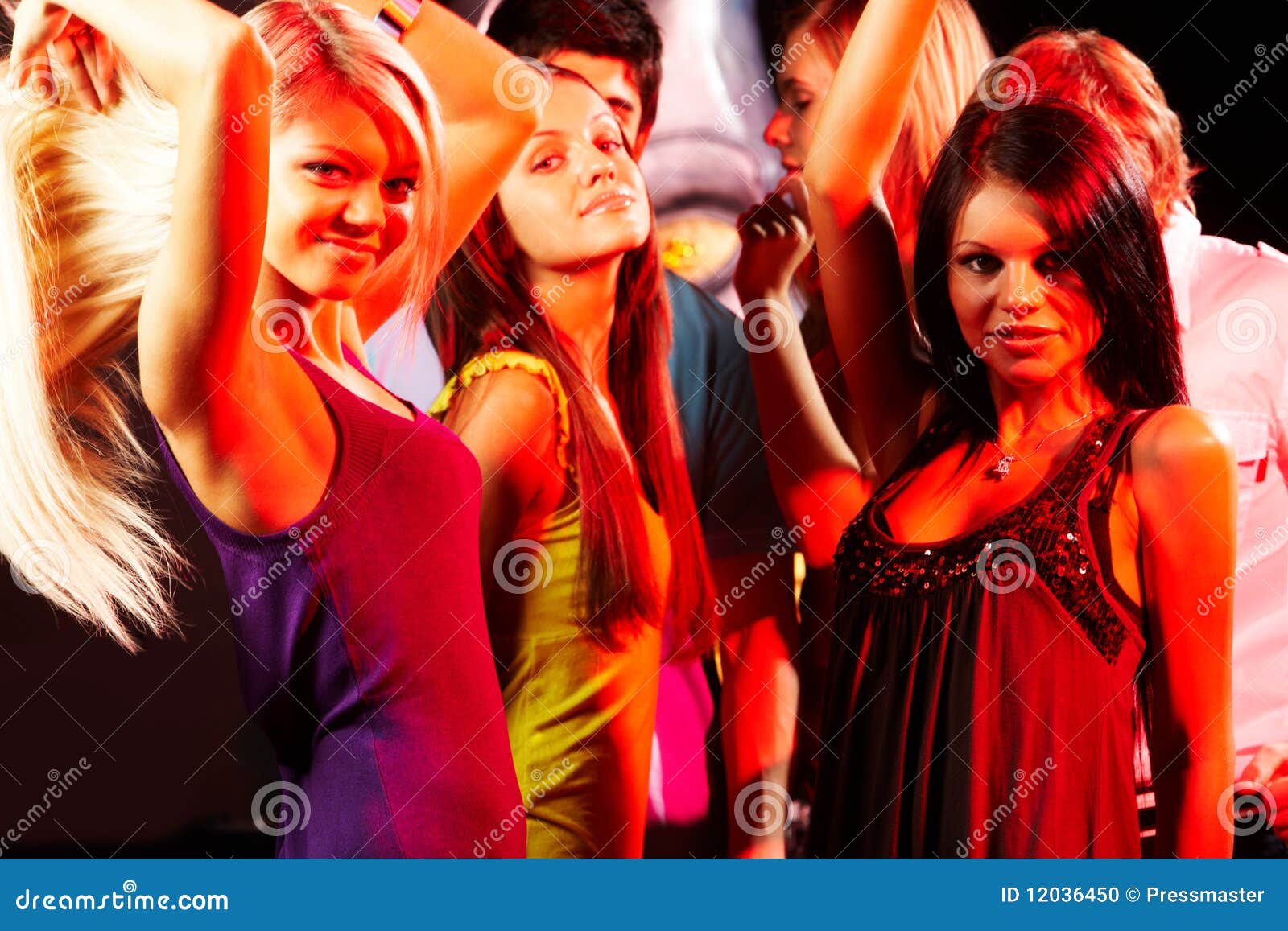 Dancing stock photo. Image of feminine, energetic, club - 12036450