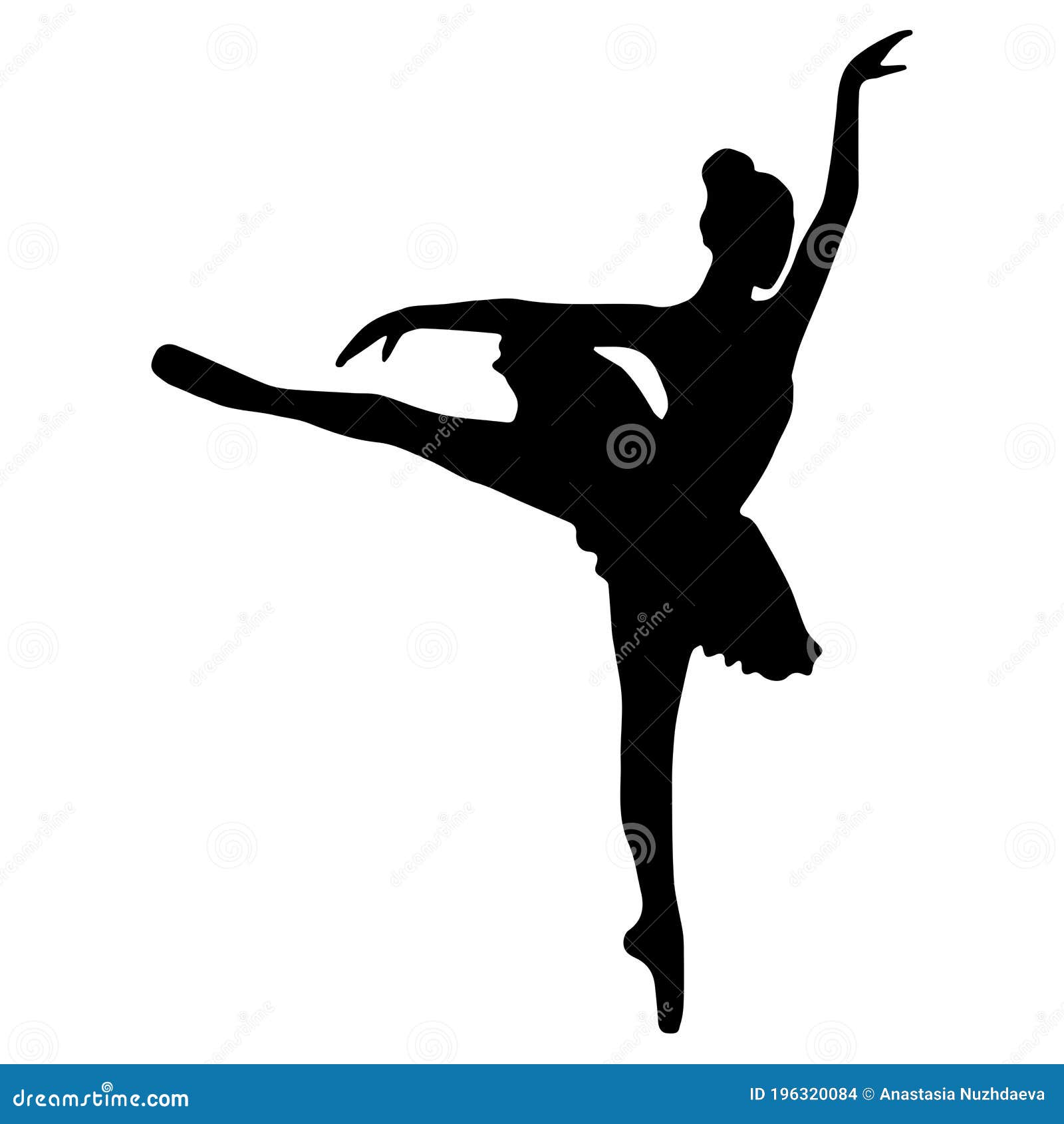 Dancing Ballerina Stock Vector - Illustration ballerina, vector: