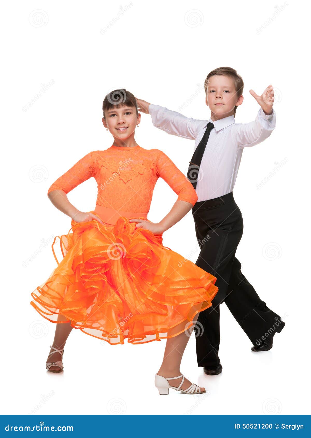 Dancing boy and girl stock photo. Image of concentration 50521200