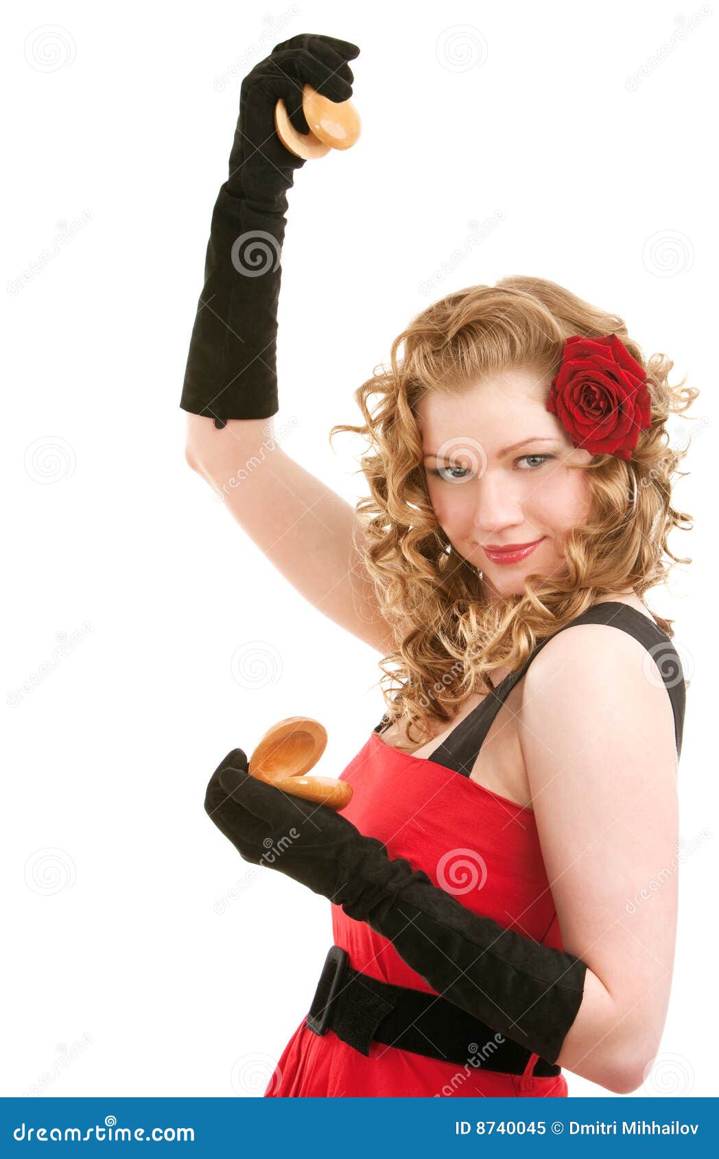 Dancing with stock image. Image of dance, flower 8740045