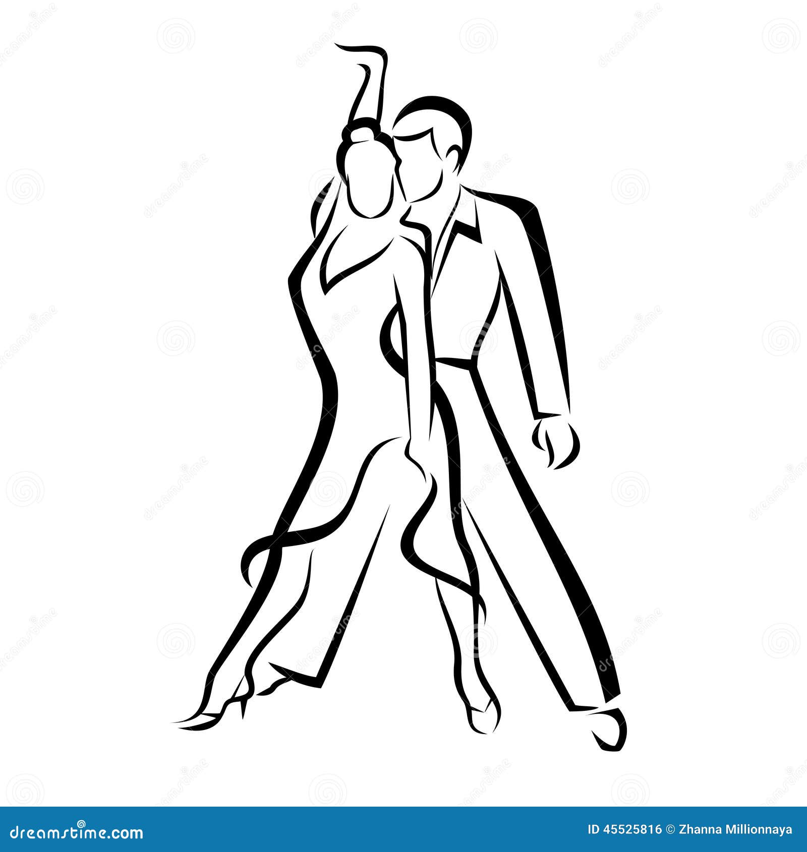 Couple Dancing Sketch