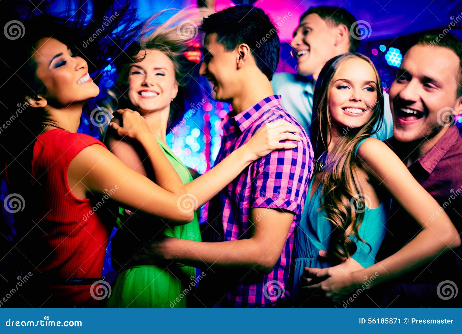 Dancing at disco stock image. Image of clubbing, company - 56185871