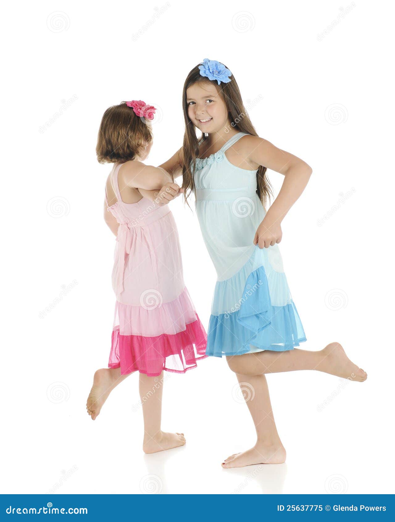 Dancing Dolls stock image. Image of young, white, children 25637775