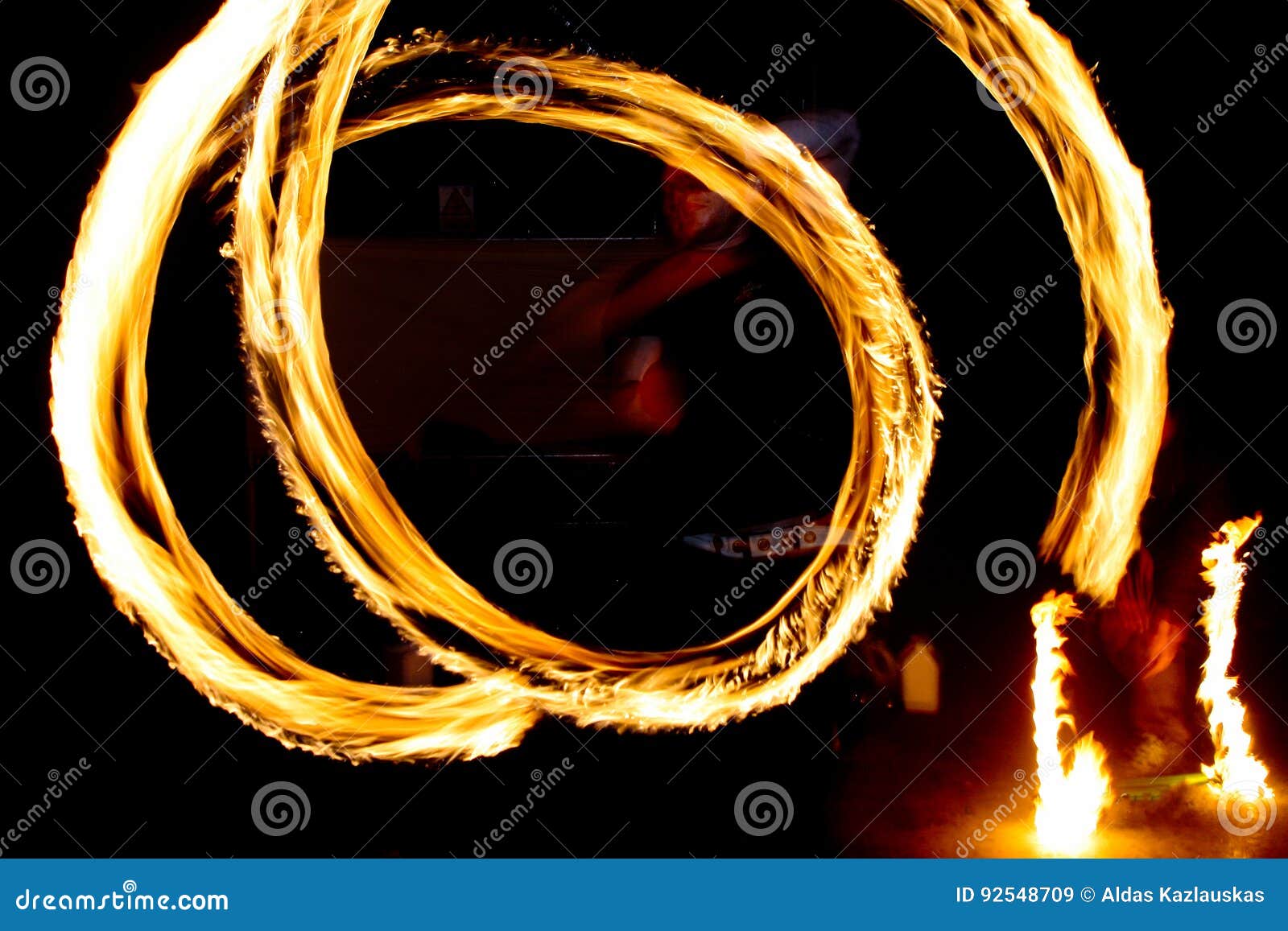 Dancing with fire stock image. Image of burning, festival 92548709