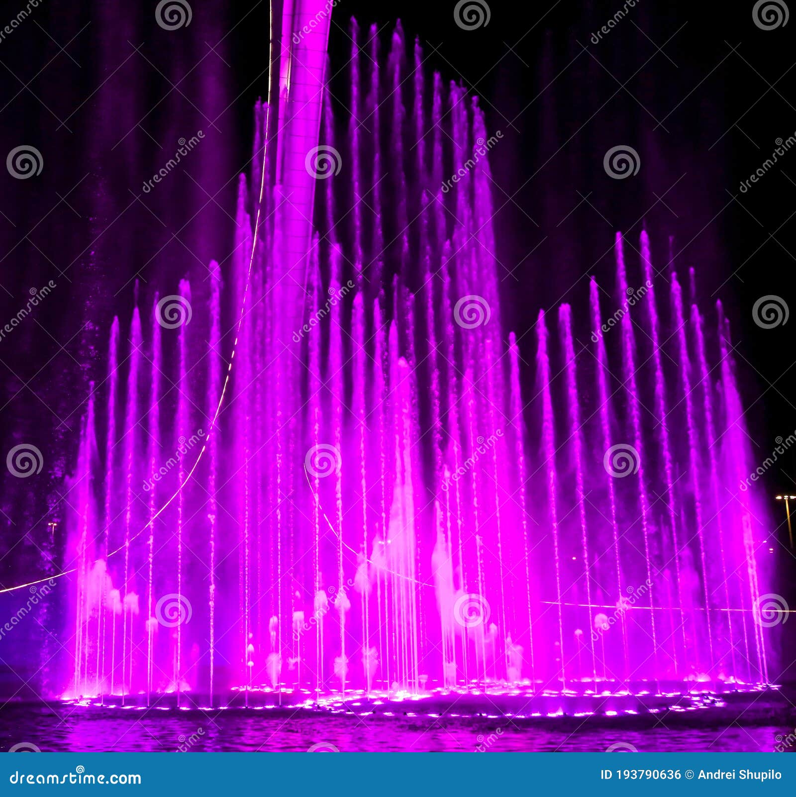 Dancing Fountain in the Park Stock Photo Image of spray, fountains