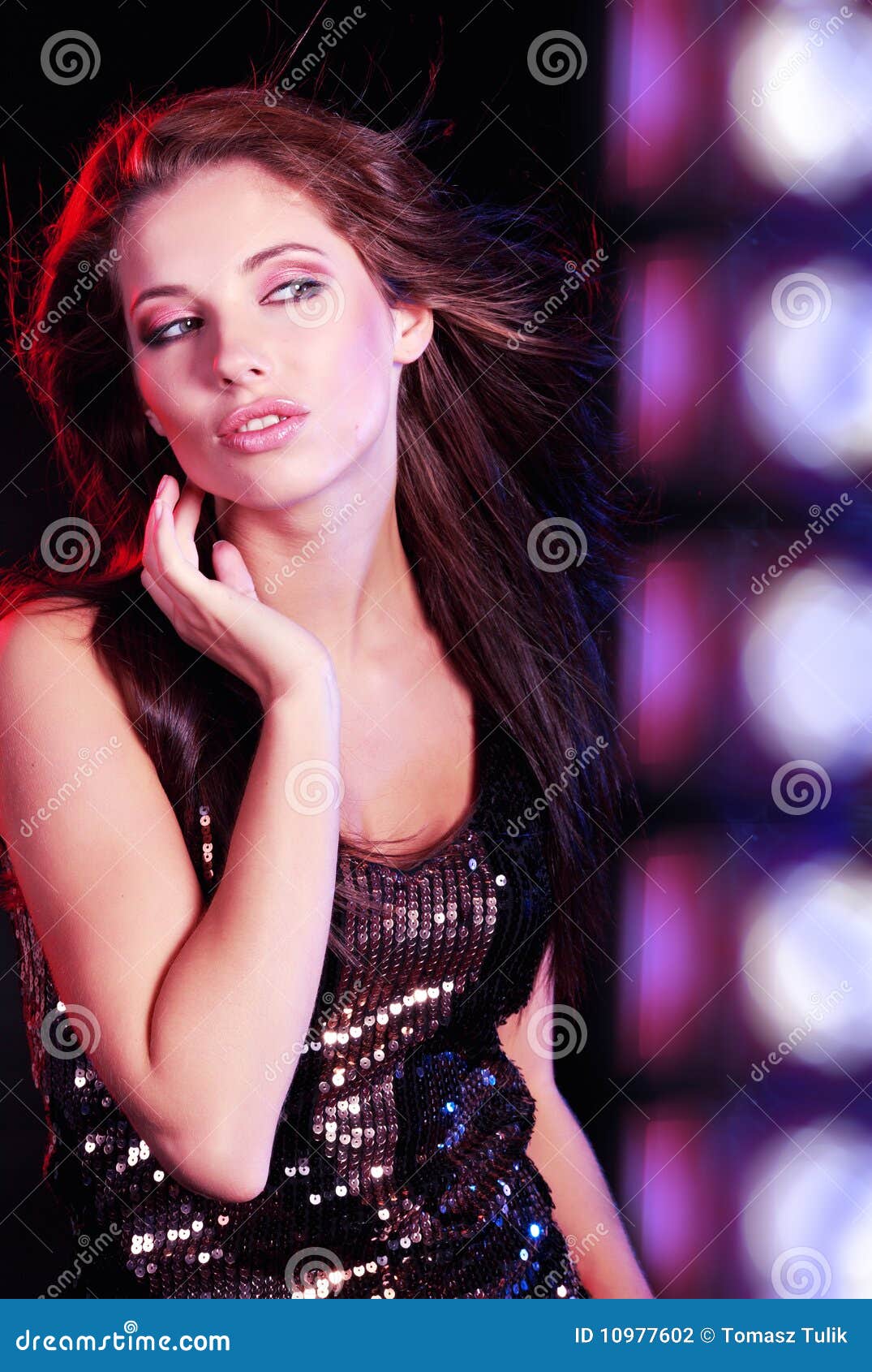Dancing girl stock photo. Image of elegance, dance, beautiful 10977602
