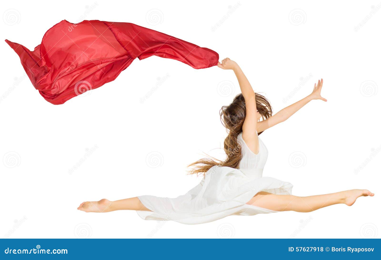 Dancing girl in dress stock photo. Image of action, dancing 57627918