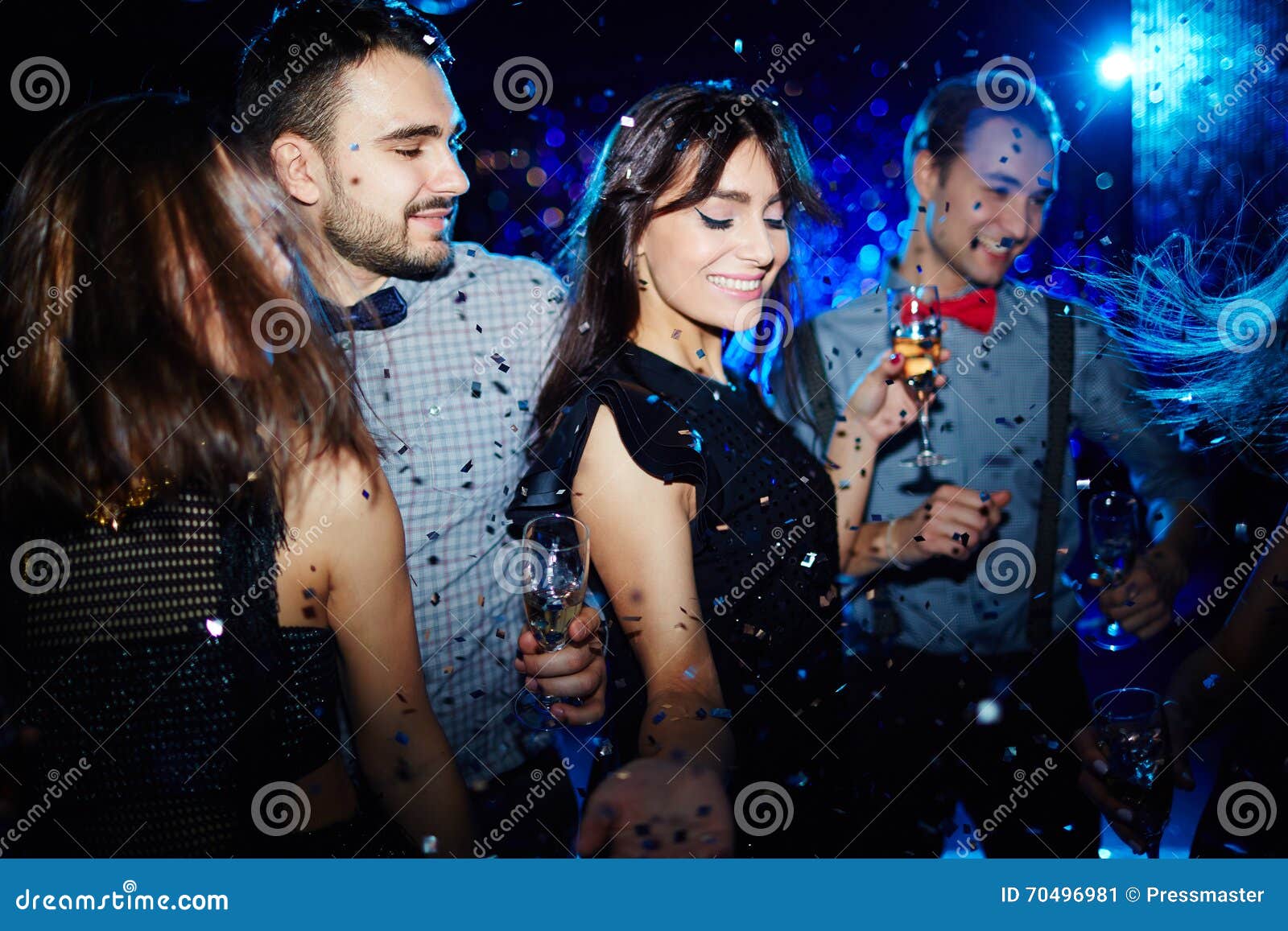 Dancing stock image. Image of gathering, champagne, women - 70496981