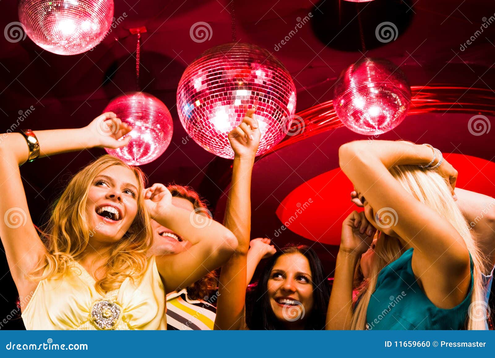 Dancing ladies stock photo. Image of glamorous, disco 11659660