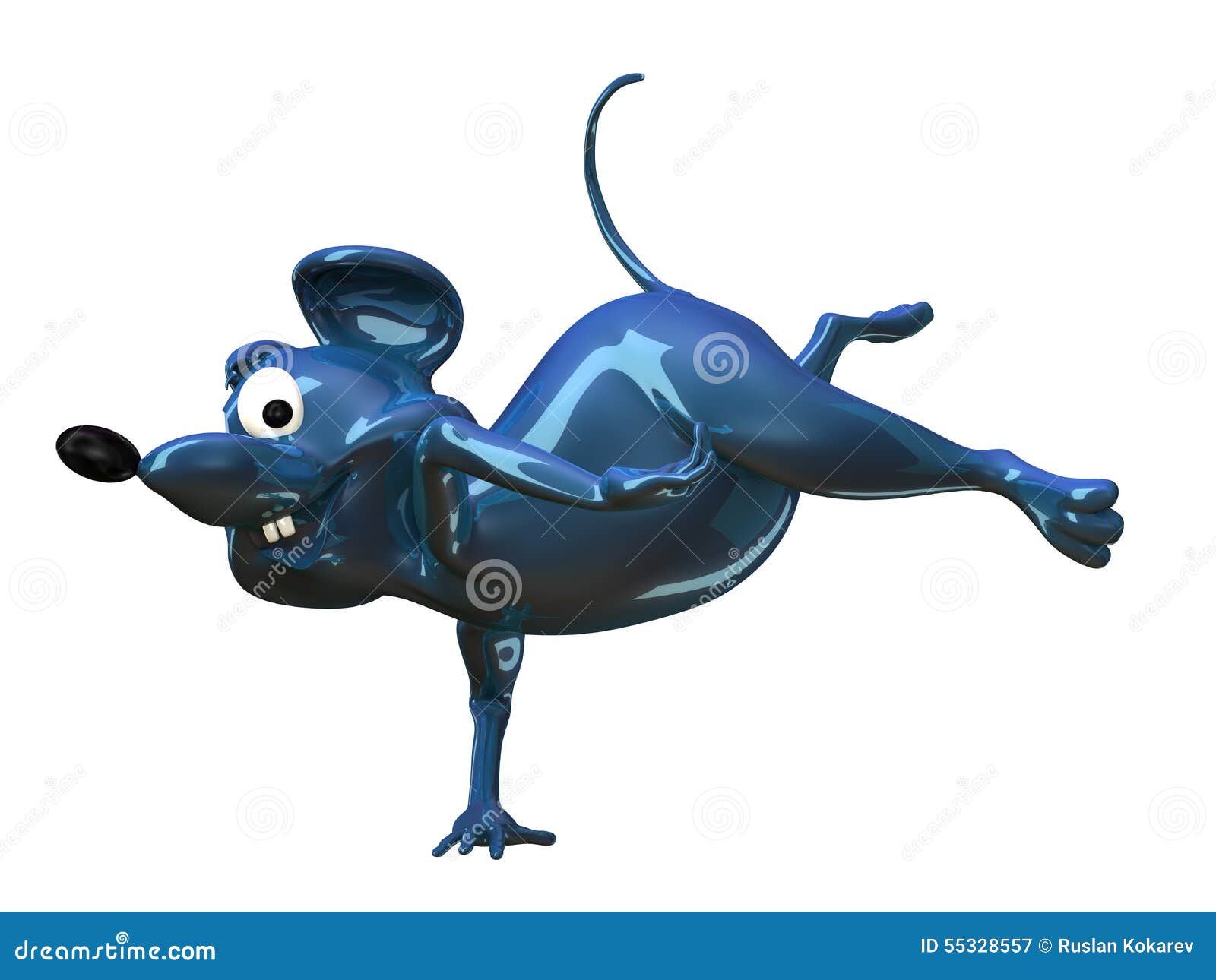 Dancing mouse. stock illustration. Illustration of funny 55328557