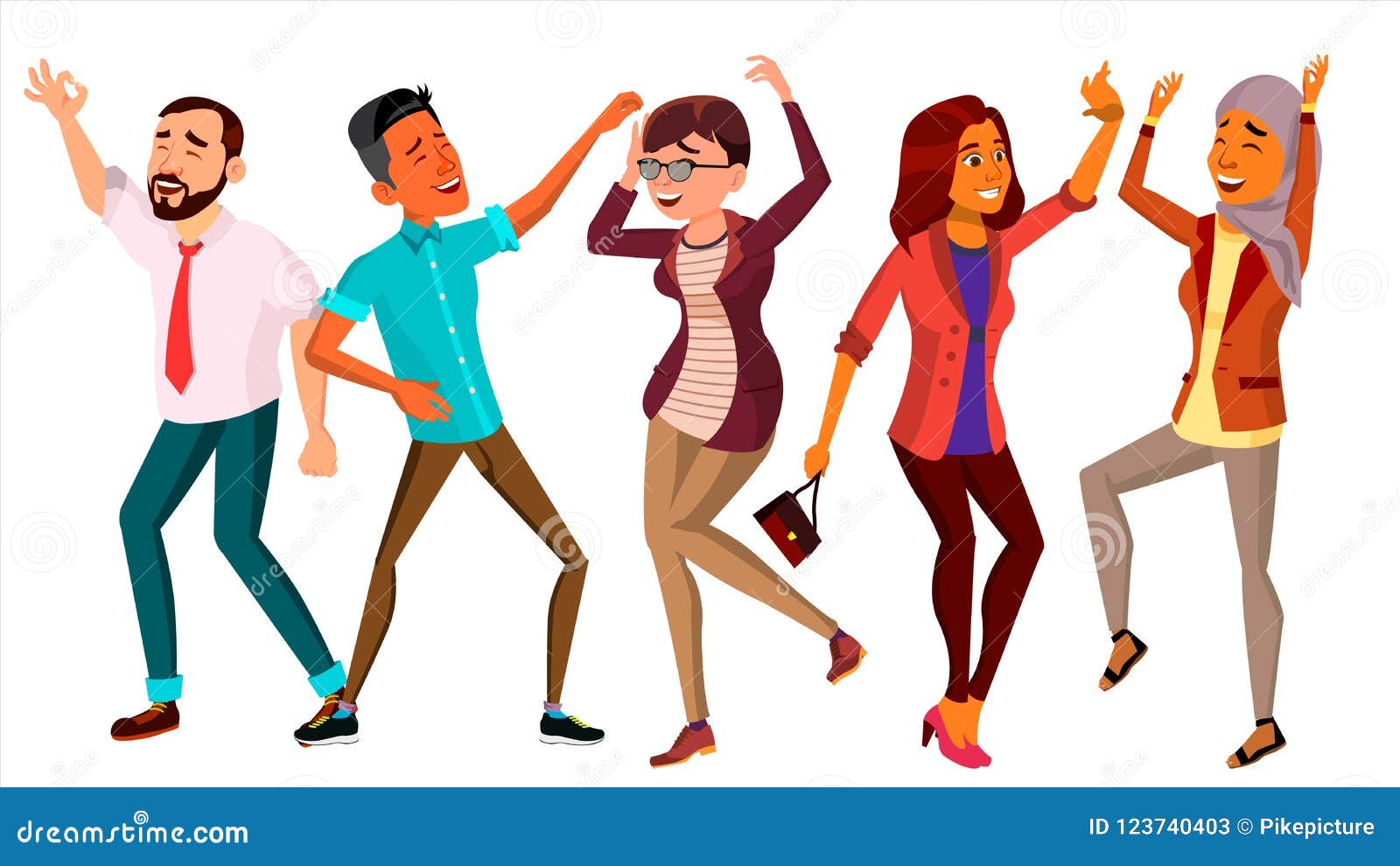 Person people vector illustration dance party woman and man. Happy friend  fun disco club music dancer cartoon group celebration. Character background  concert rejoice concept. Entertainment activity 26570593 Vector Art at  Vecteezy