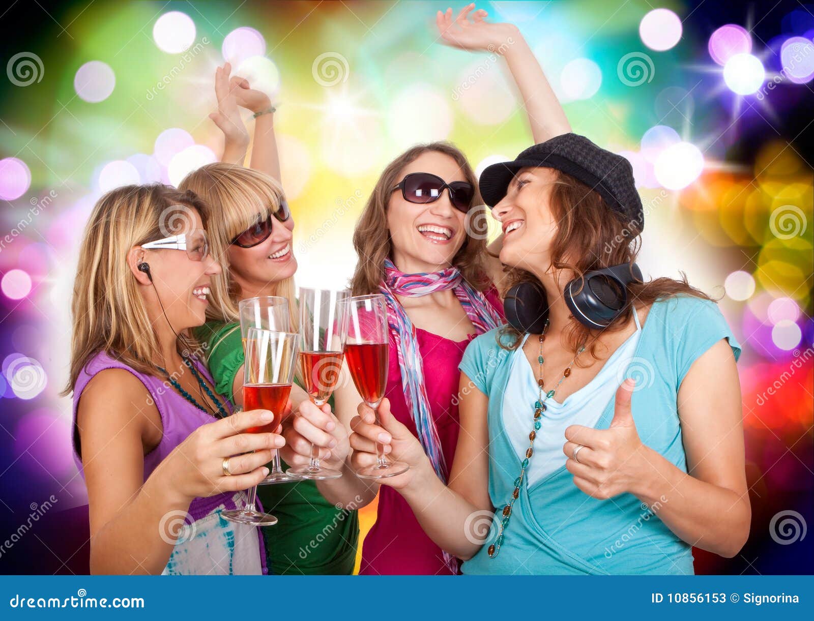 Dancing queens 5 stock image. Image of entertainment - 10856153