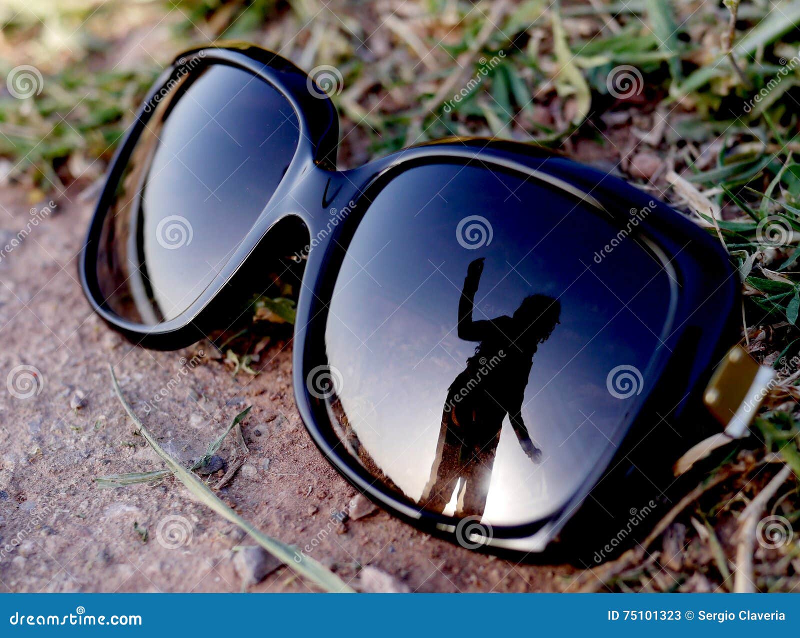 Dancing in sunglasses stock image. Image of woman, sunglasses 75101323