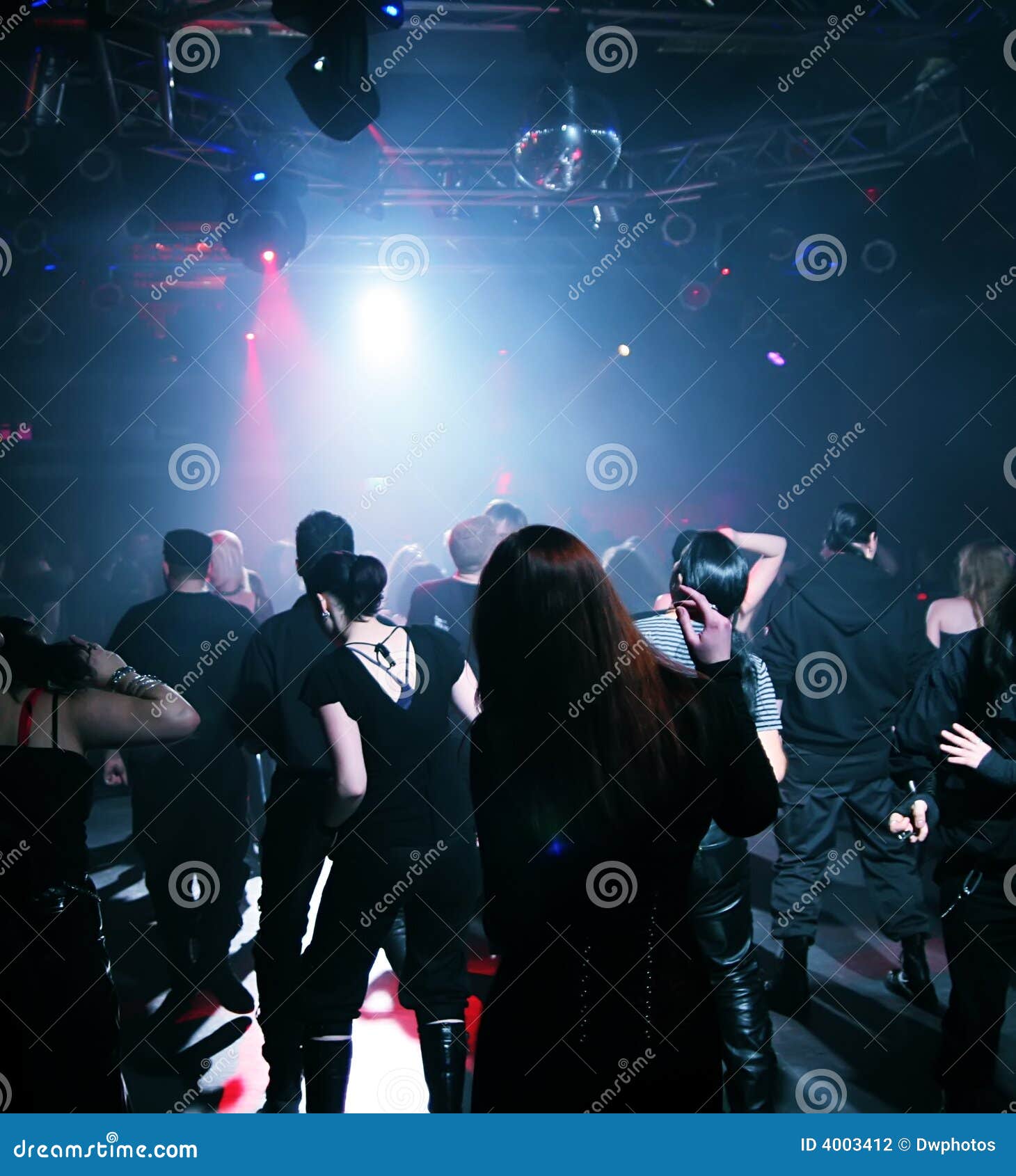 Dancing teenagers stock photo. Image of male, music, light - 4003412