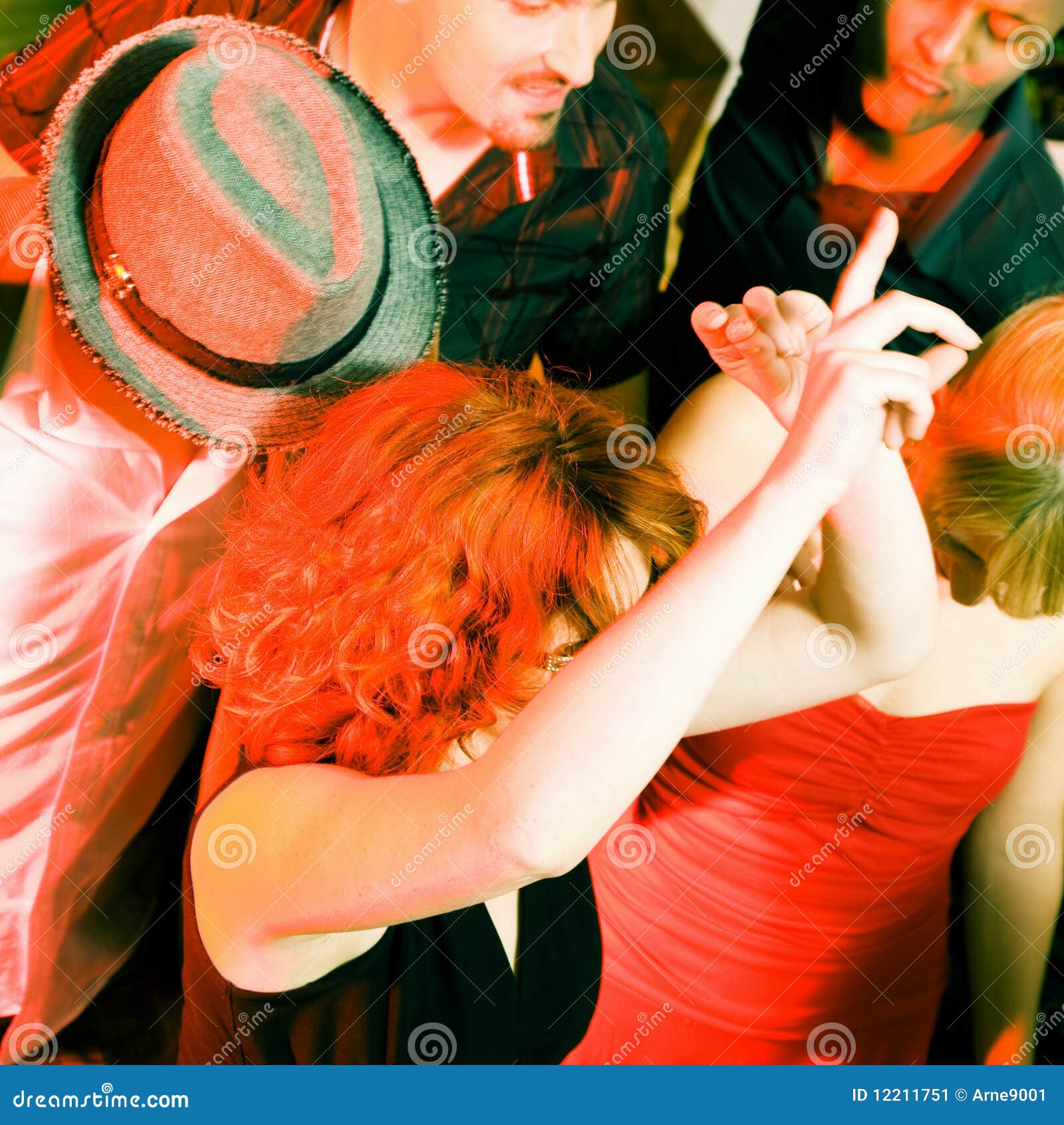 Dancing to the music stock image. Image of cool, clubbing 12211751