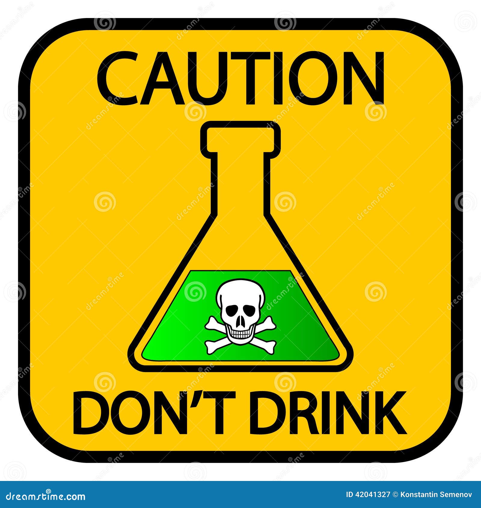  Danger  chemicals sign  stock vector Illustration of 