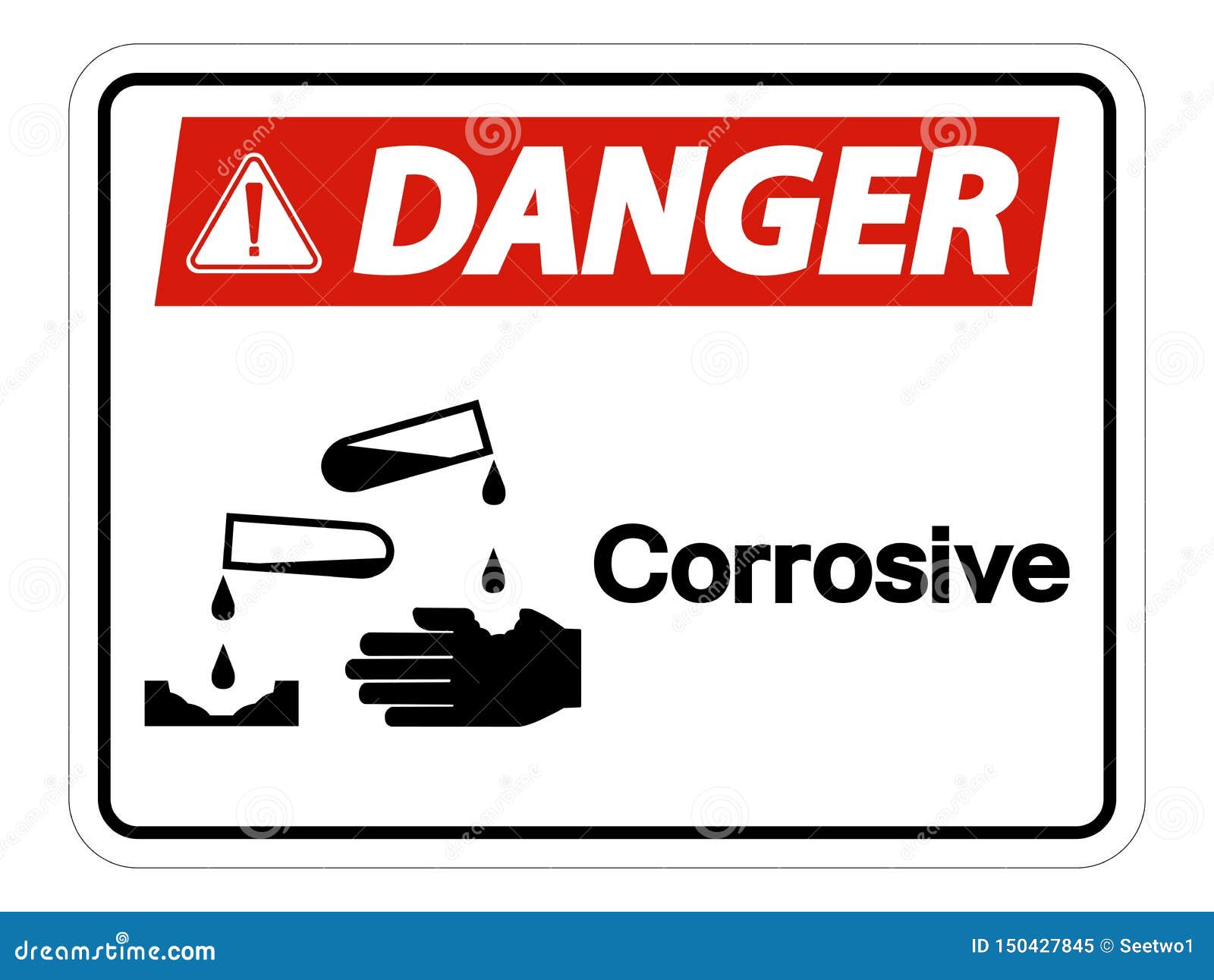 The Corrosive Symbol Is Used To Warn Of Hazards, Symbols Used In