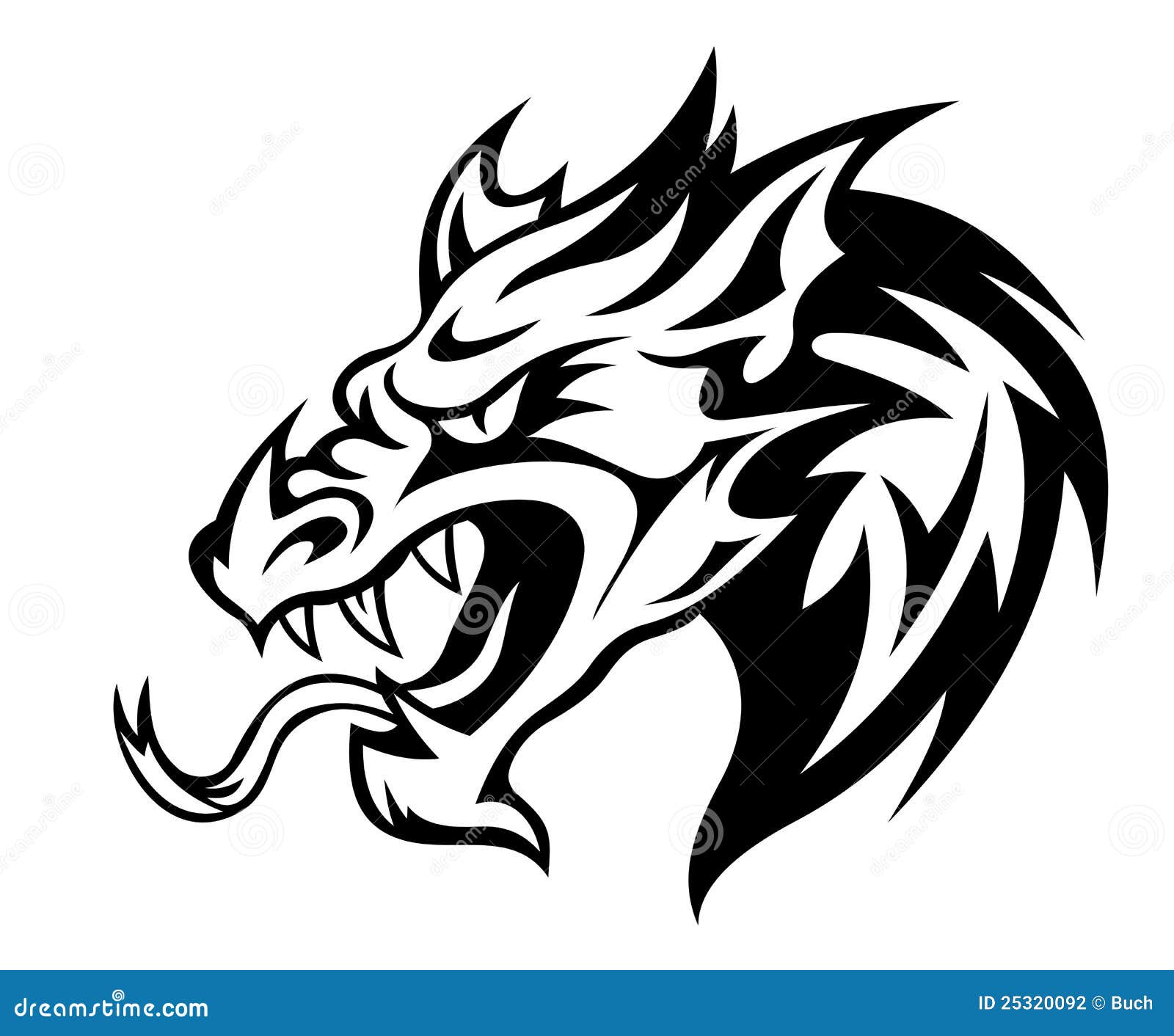 Danger dragon stock vector. Illustration of background - 25320092 Danger dragon stock vector. Illustration of background - 25320092