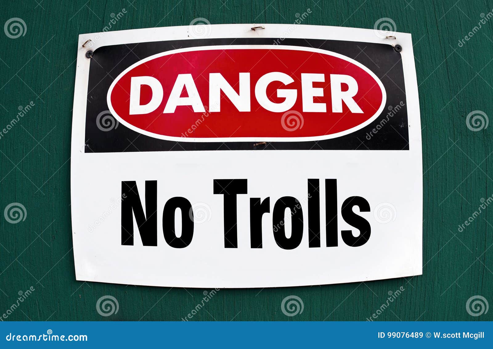 danger no trolls.