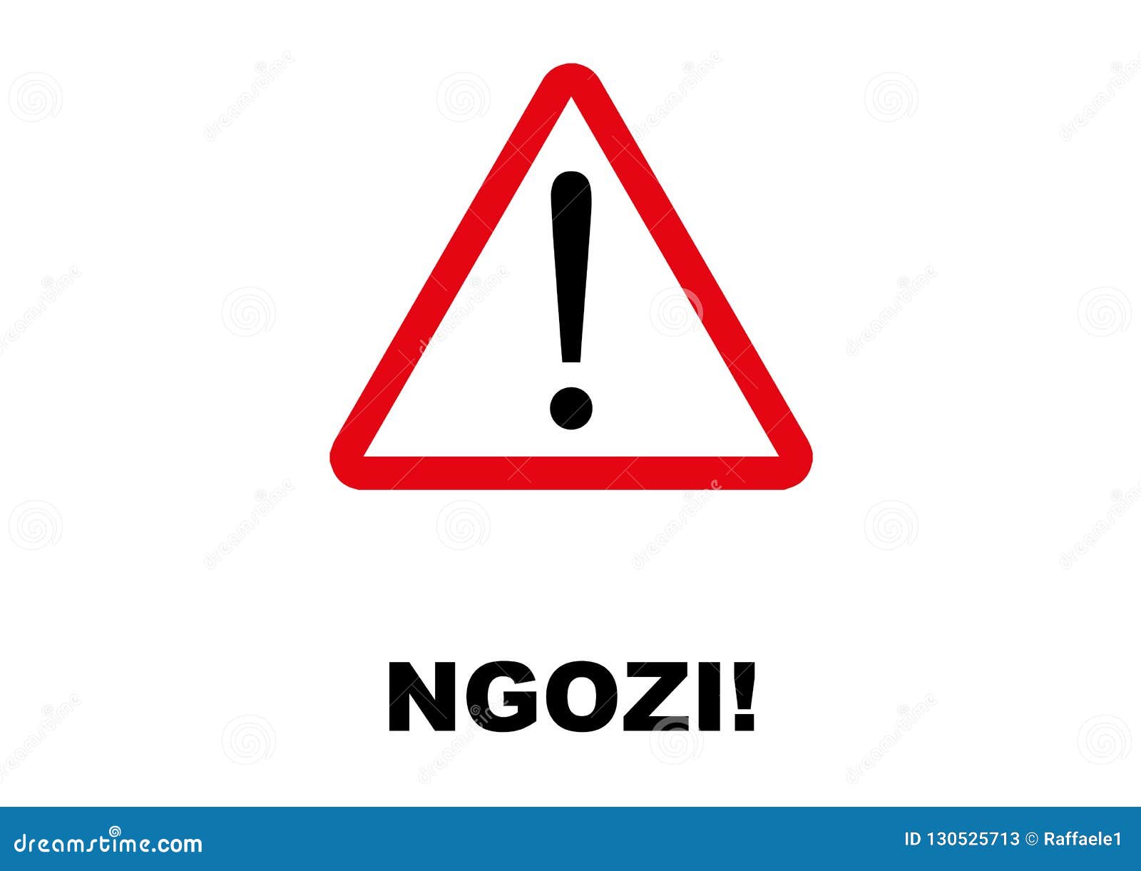 danger signpost written in chichewa language