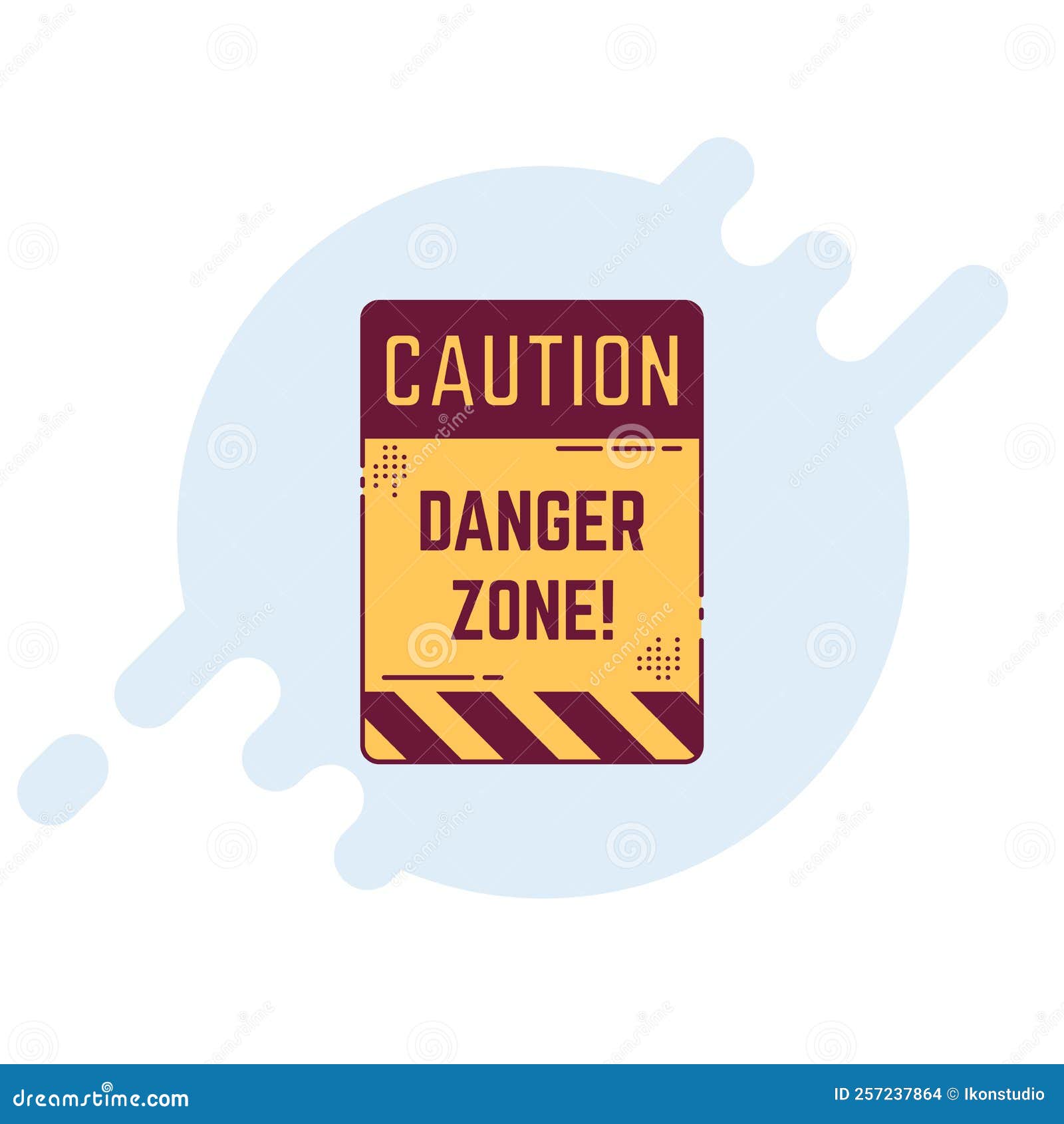 Danger Zone Sign Stock Vector Illustration Of White 257237864 danger-zone-sign-stock-vector-illustration-of-white-257237864