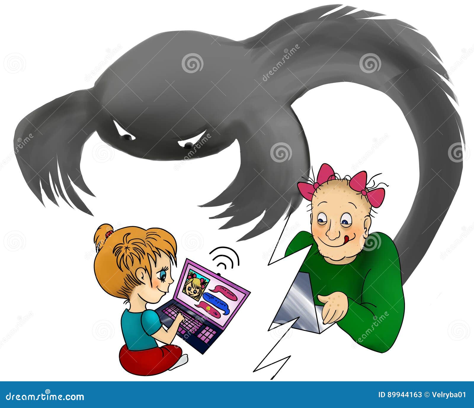 Internet Danger Kids Stock Illustrations – 128 Internet Danger Kids Stock  Illustrations, Vectors & Clipart - Dreamstime