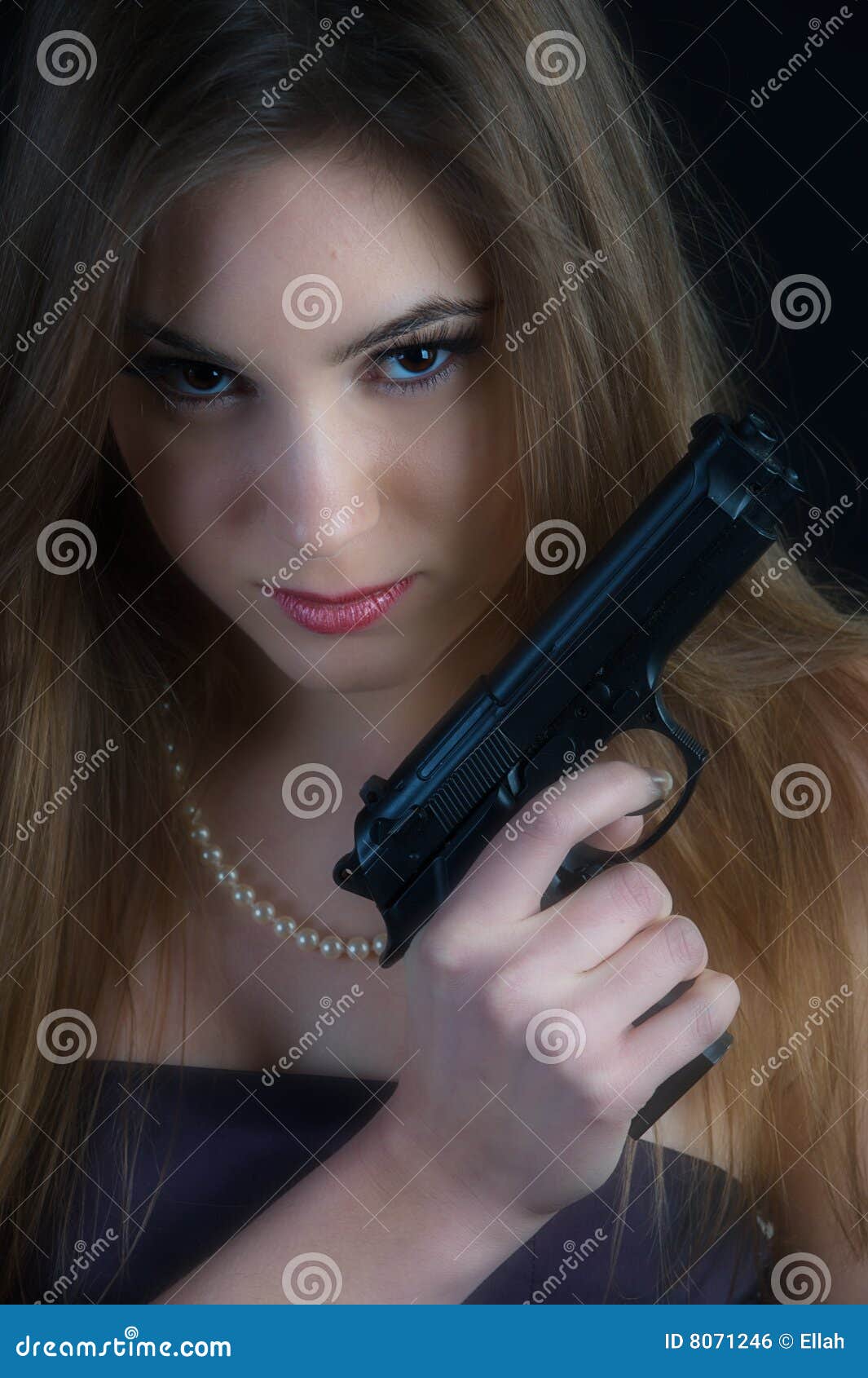 Download Dangerous woman stock photo. Image of agent, beauty ...