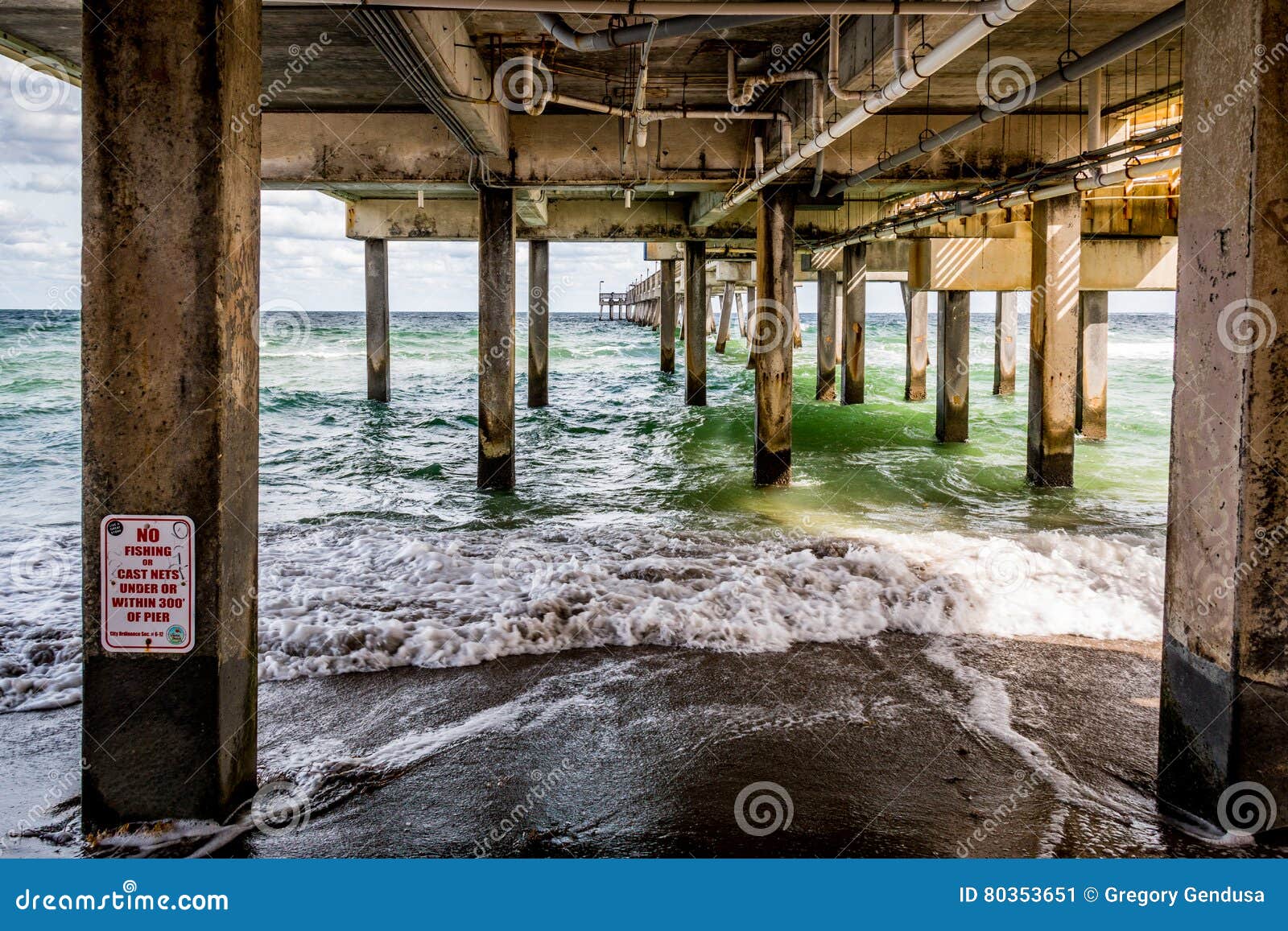 Dania Beach Pier imagen de archivo. Imagen de esto, vuelo 80353651