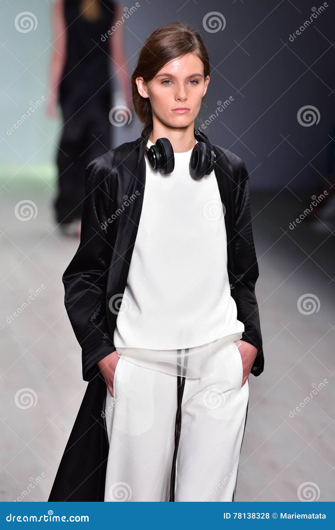 Daniel Avakian Fashion Show Editorial Stock Photo - Image of female ...