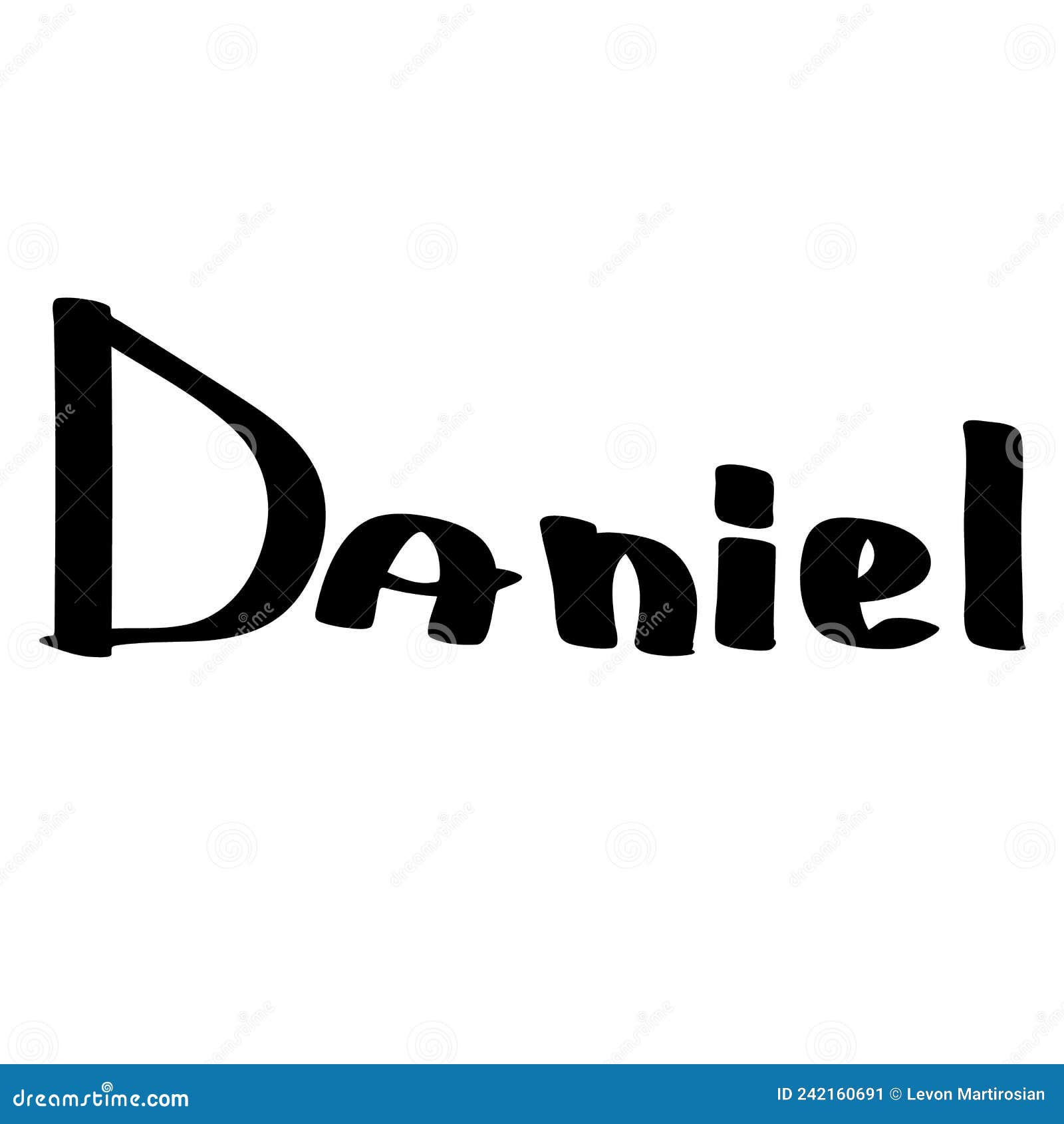 Daniel's Street Run: A Black And White Sketch Royalty-Free Stock ...