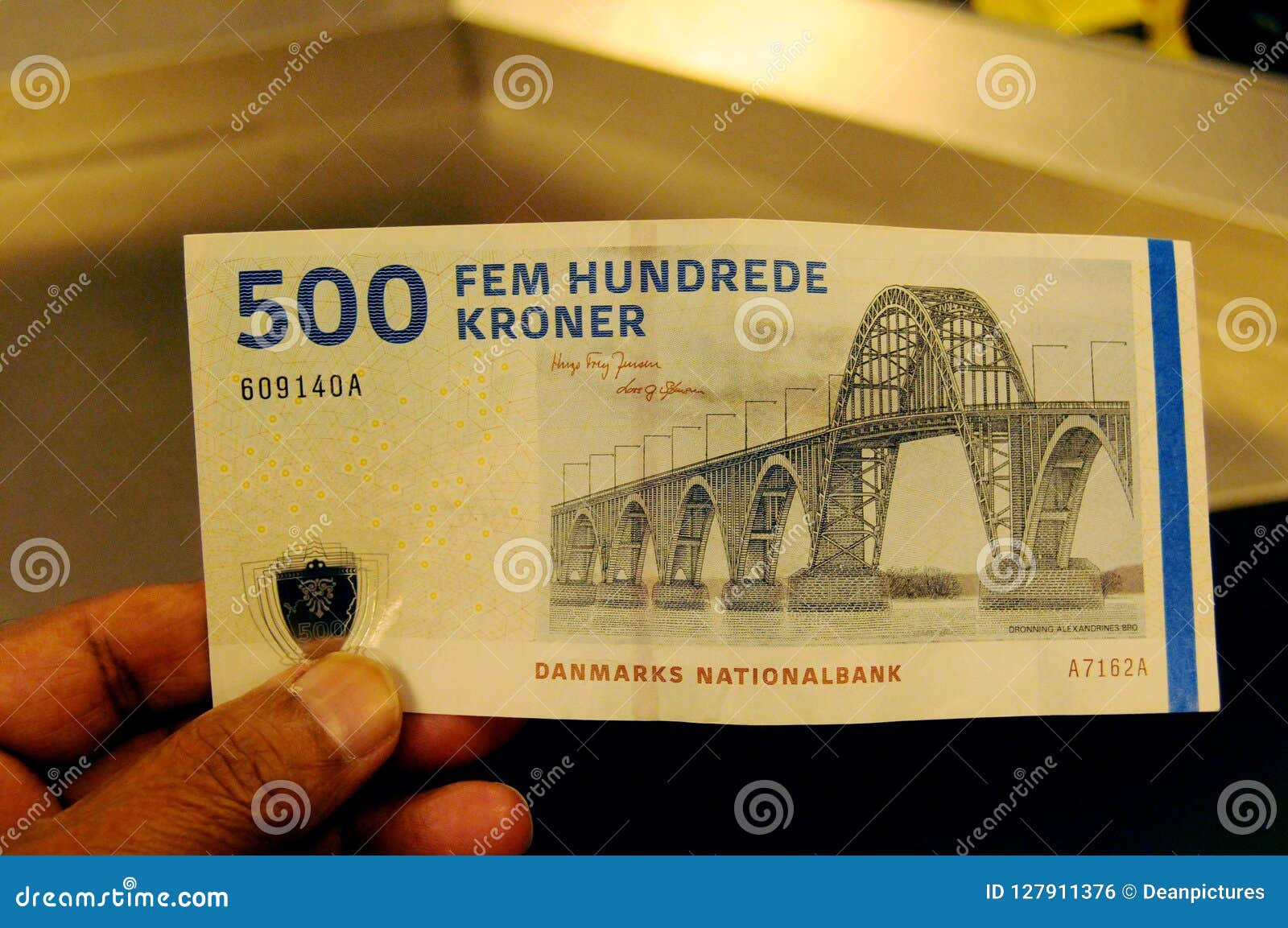 500 Danish Kroner in Paper Bill Editorial Photo of eocnomy, editor: 127911376
