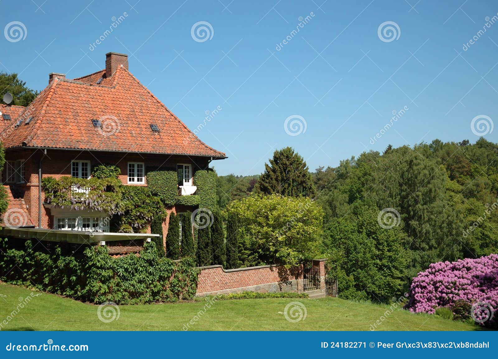 Old Danish Mansion Stock Photo 49371126