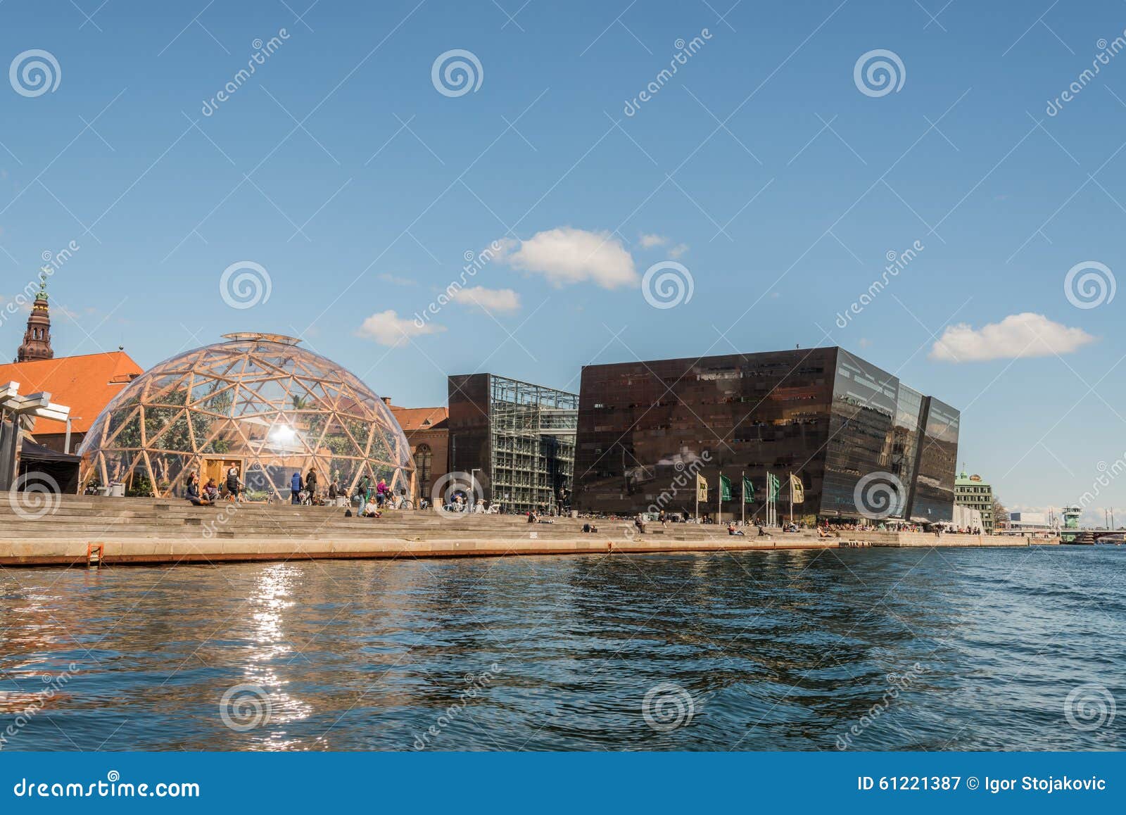 Danish National Library editorial photography. Image of modern 61221387