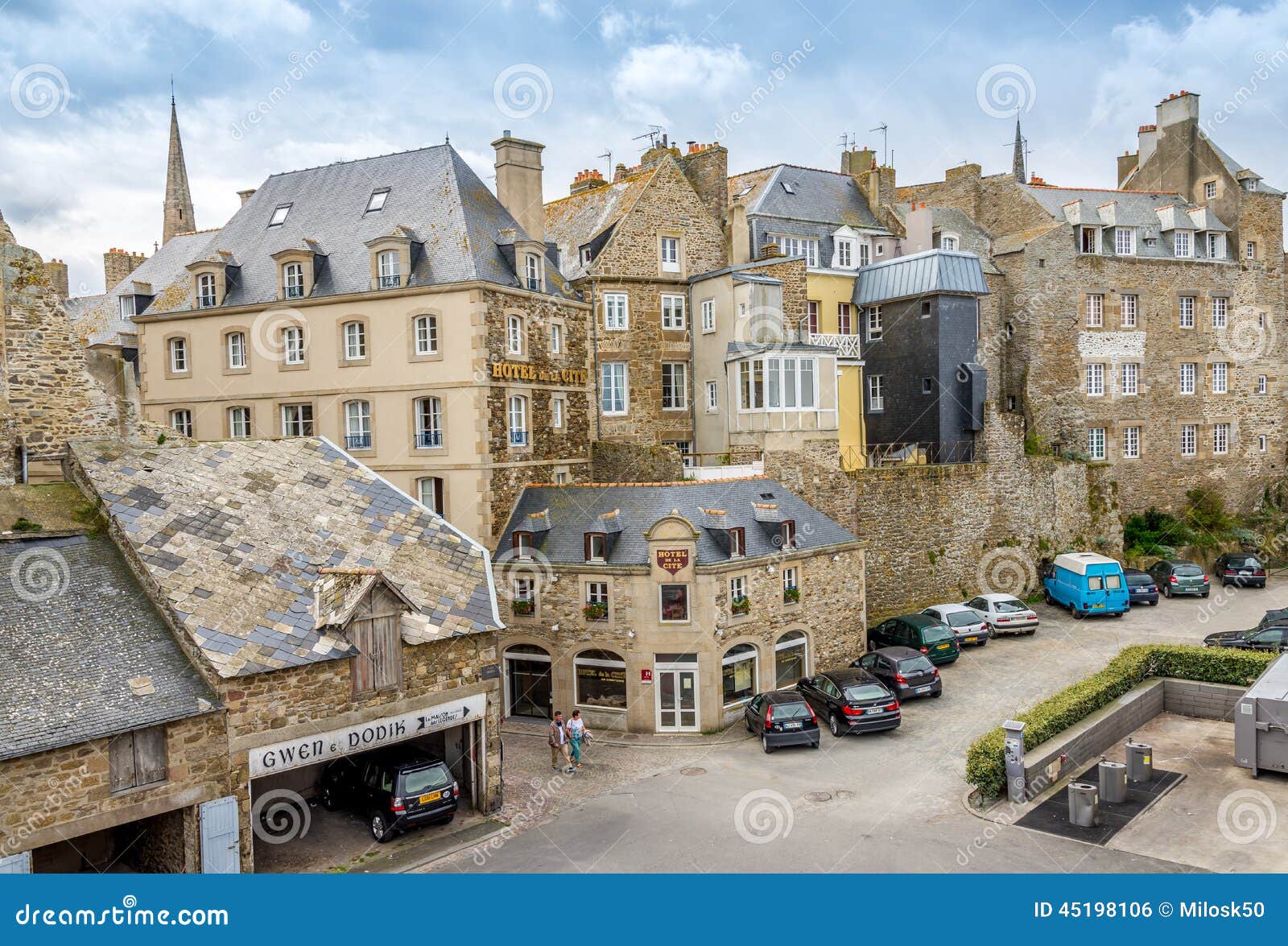 Dans Les Rues De Saint Malo Photo éditorial Image du maison