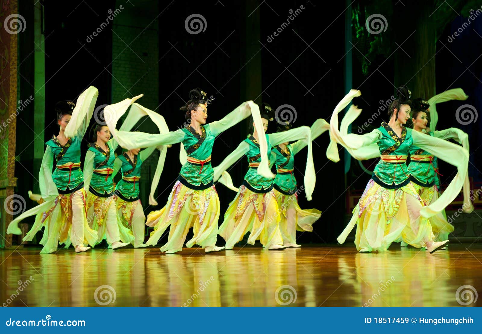 Dansers Van De Groep Van De Dans  Van China  Redactionele 