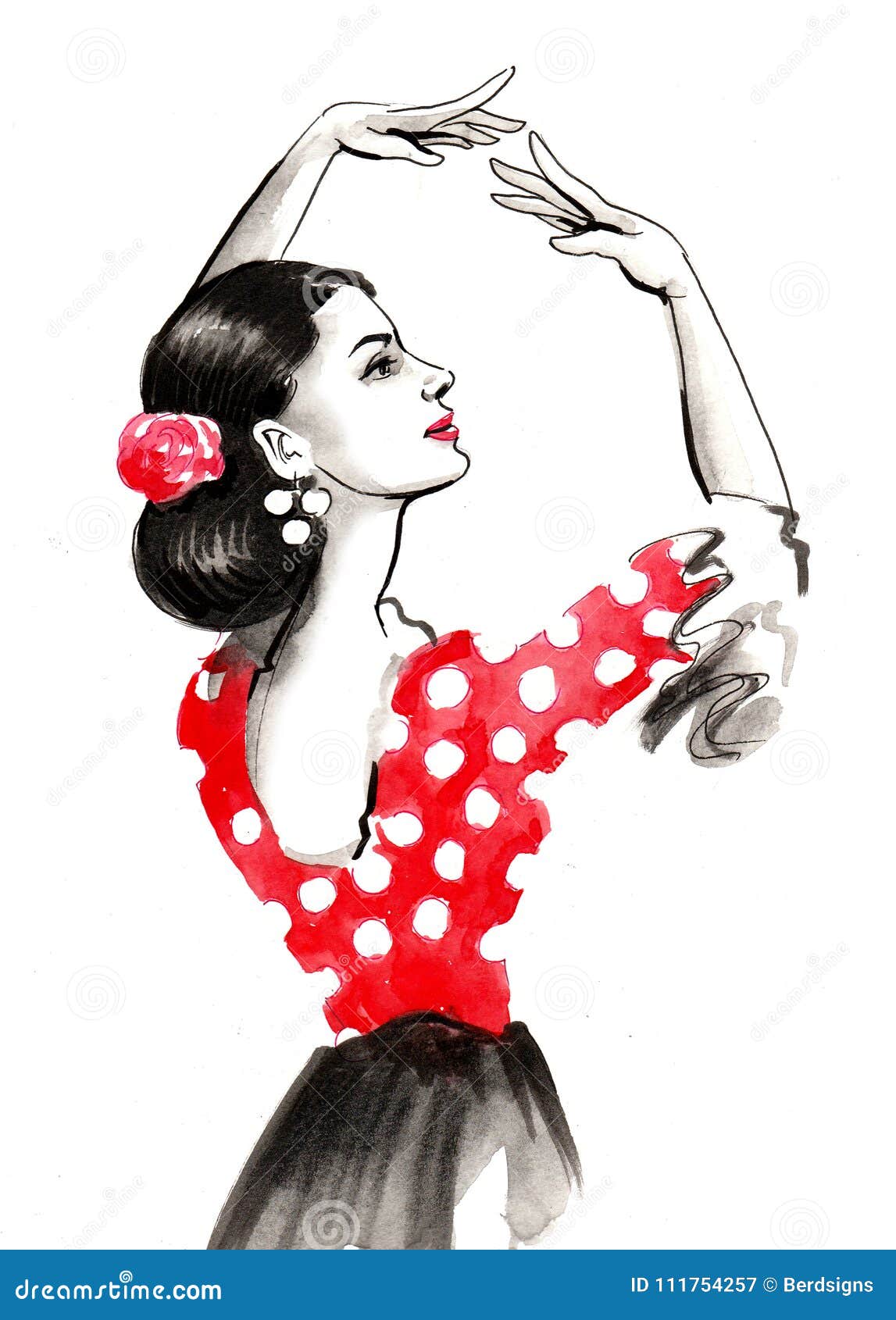 Danseur De Flamenco Illustration Stock Illustration Du Flamenco