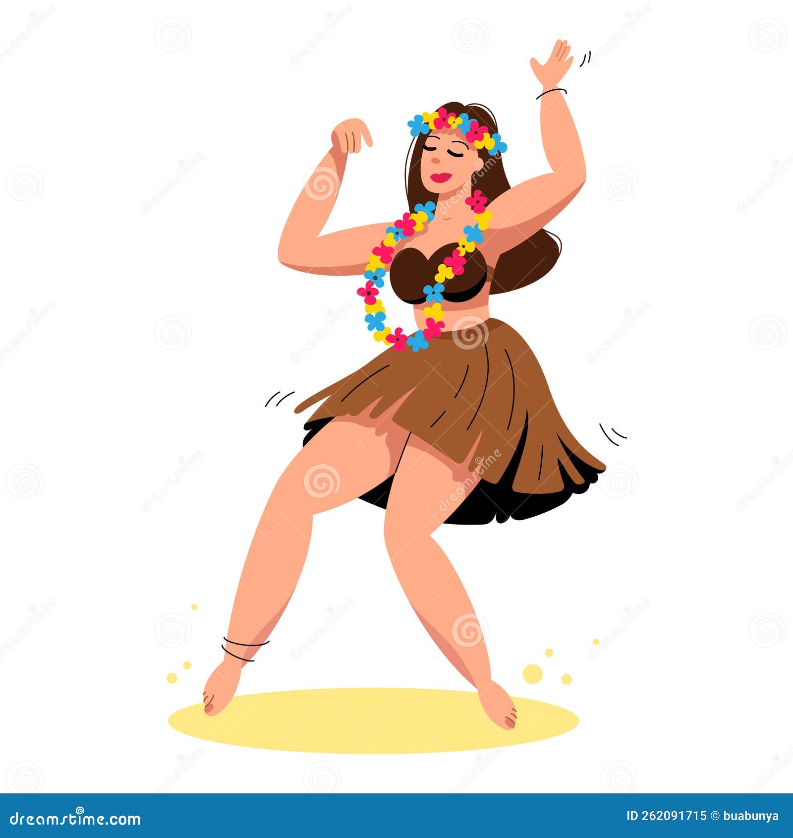 Danseuse hawaïenne –