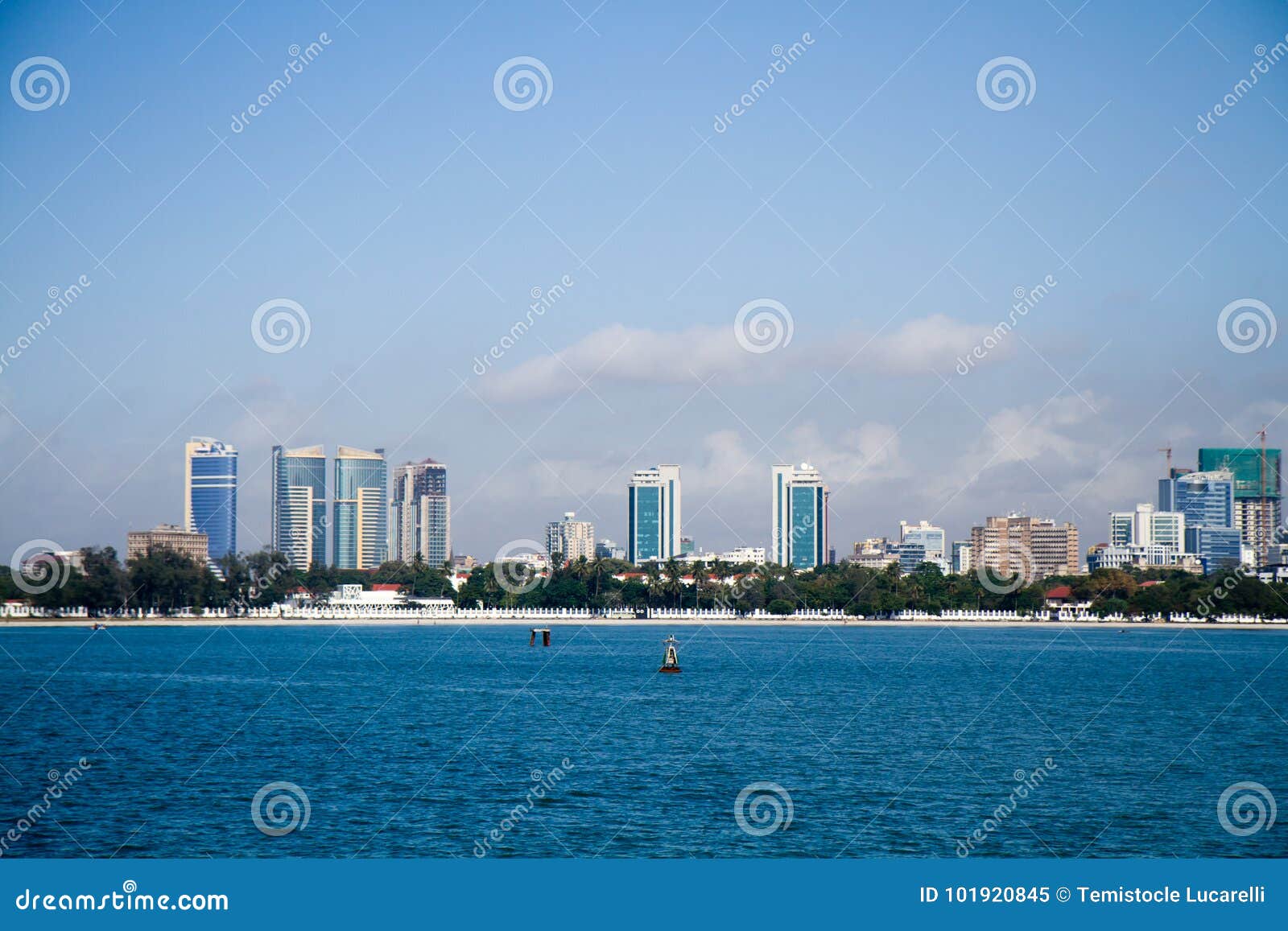 dar es salaam view from the sea
