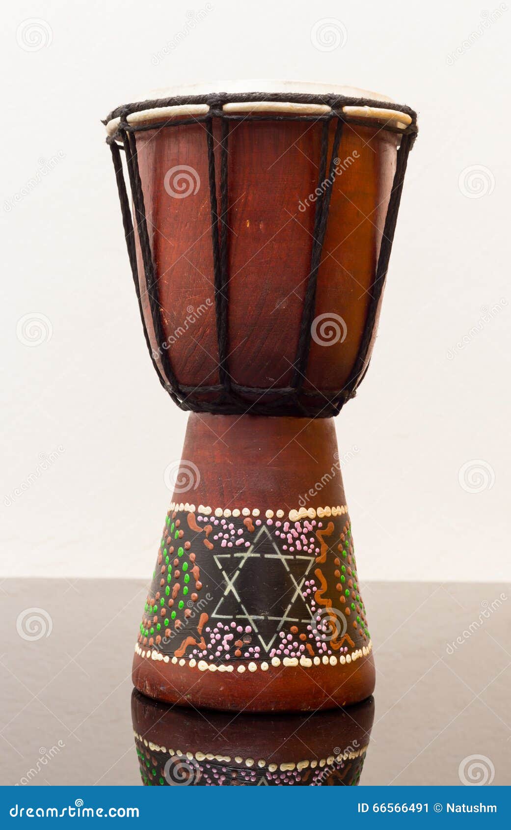 Darbouka Designed . Made of Wood Stock Image - Image of instrument