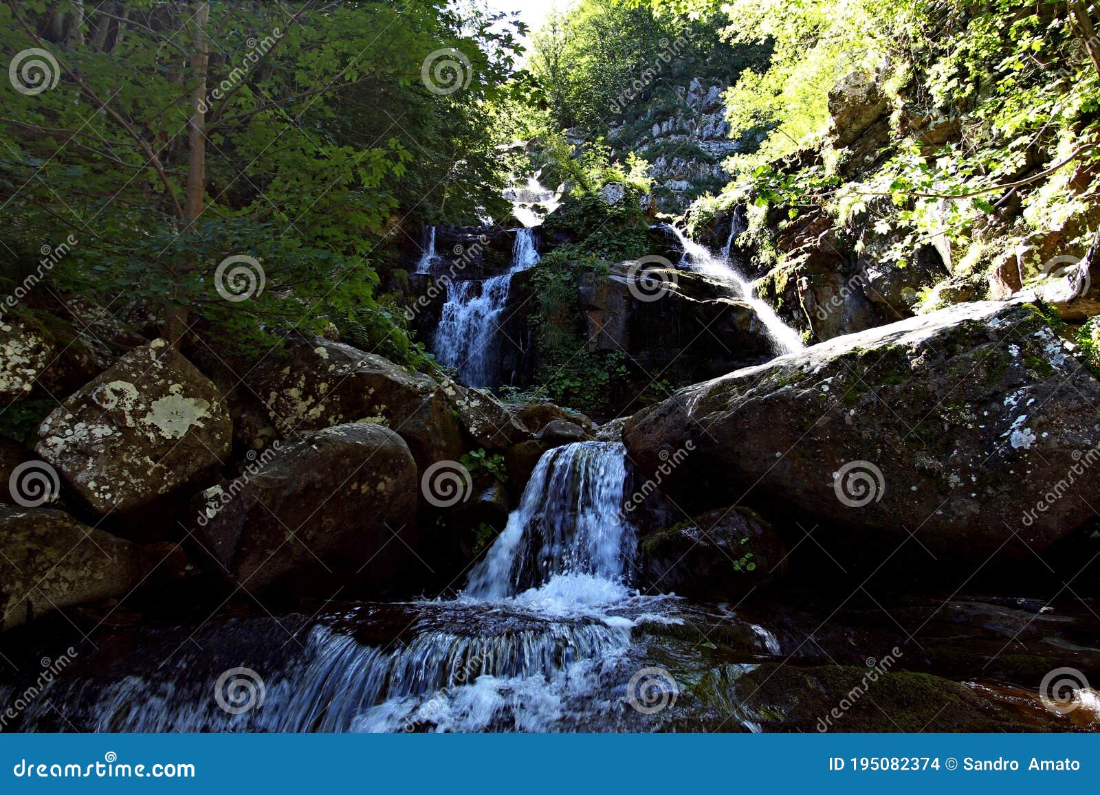 the dardagna waterfalls are located in the upper bolognese apennines