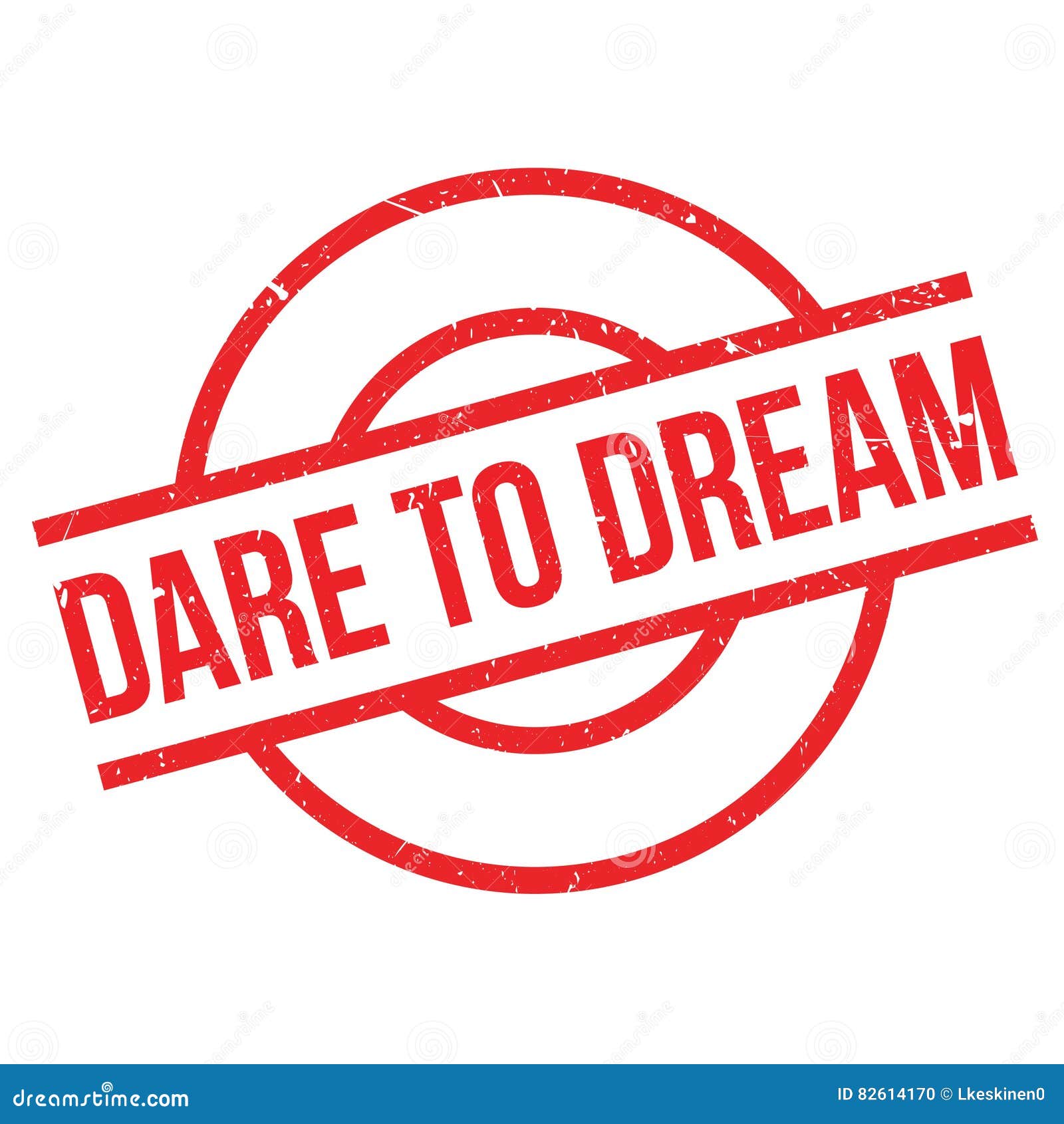 Download Dare To Dream rubber stamp stock vector. Illustration of ...