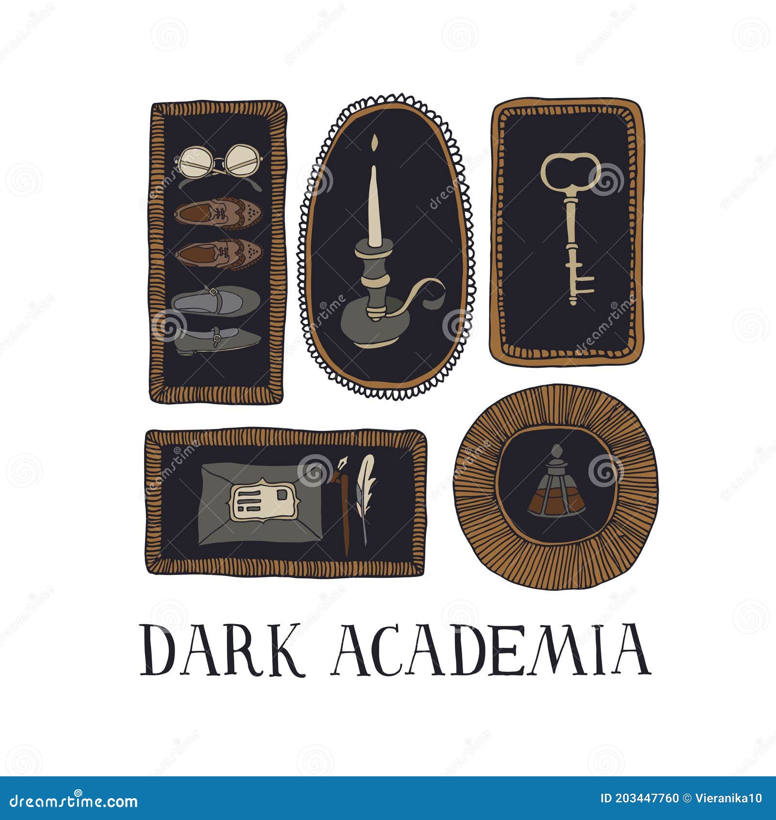 dark academia concept