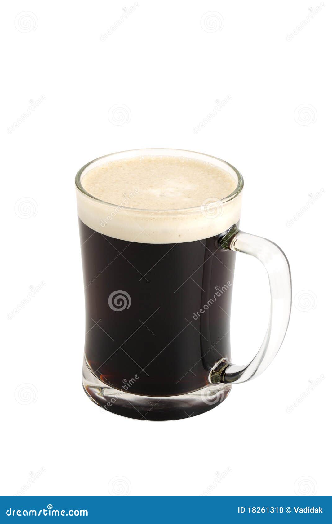 Dark beer in glass stock photo. Image of brown, alehouse 18261310