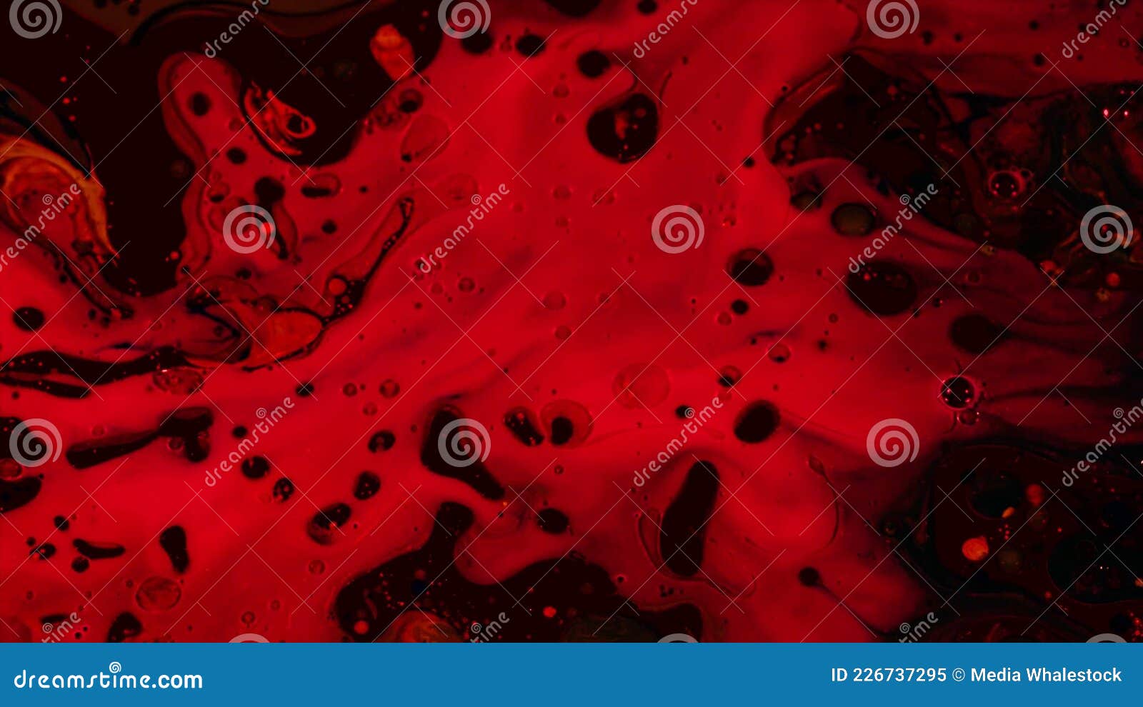 Dark Blood with Bubbles. Footage. Thick Blood with Bubbles Flows Slowly in  Dark Stock Image - Image of graphic, shape: 226737295