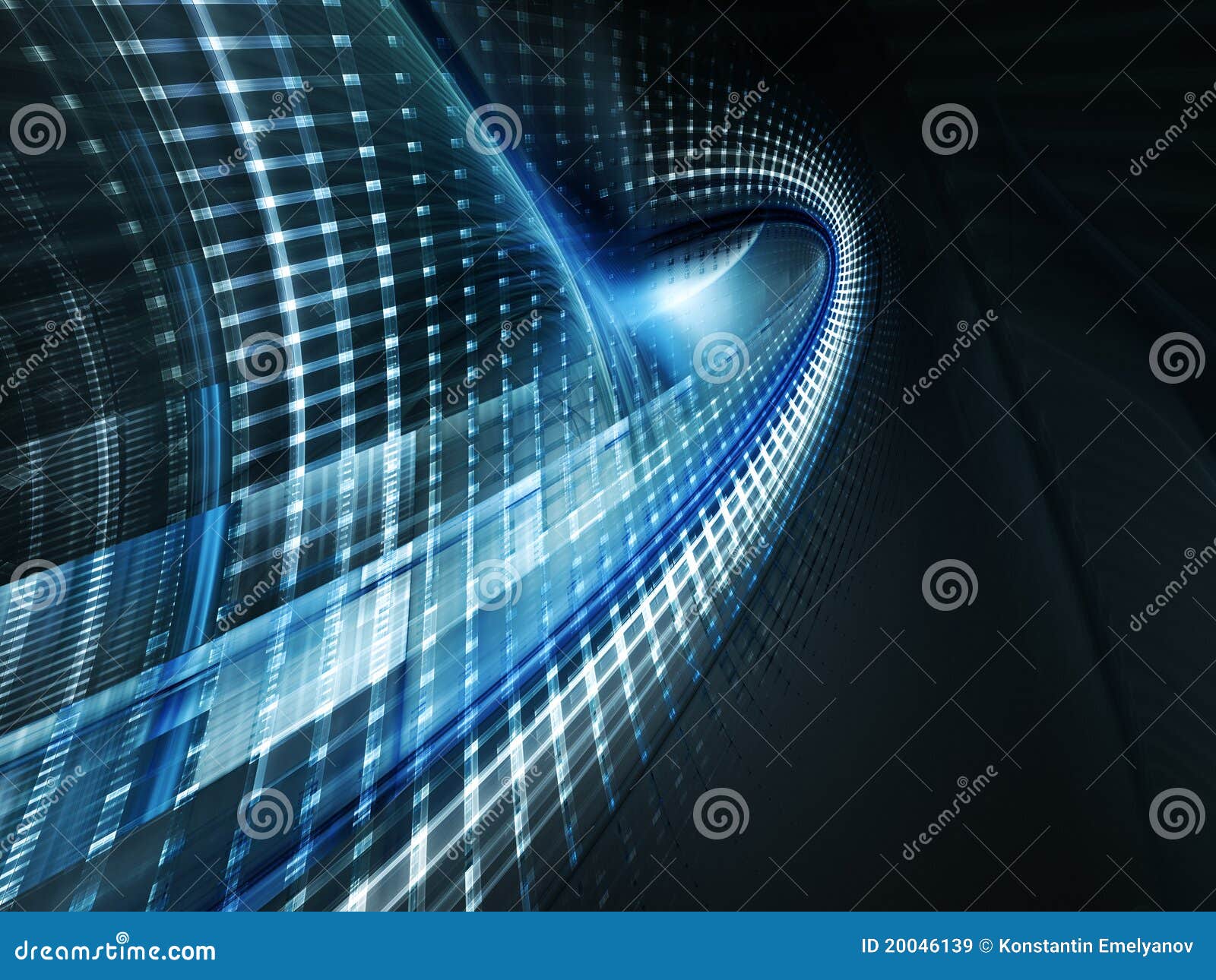 Dark Blue Abstract Background Stock Illustration - Illustration of