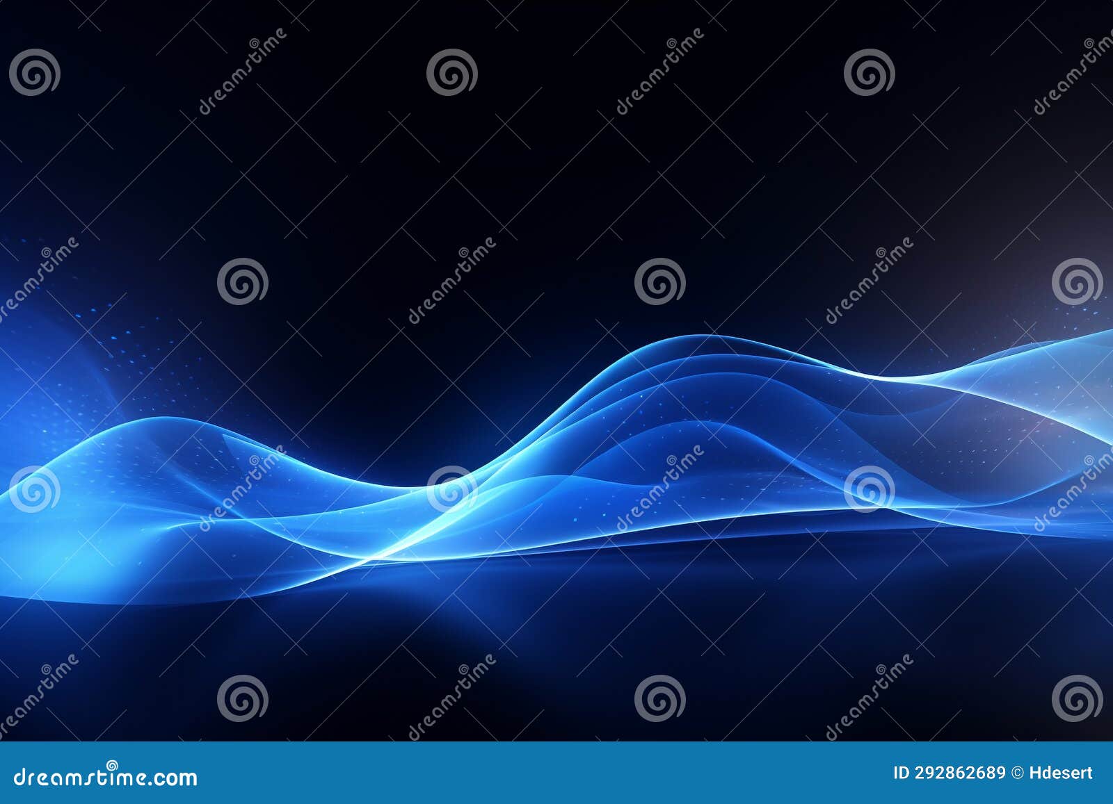 Dark Blue Abstract Wave, Background or Pattern, Creative Design