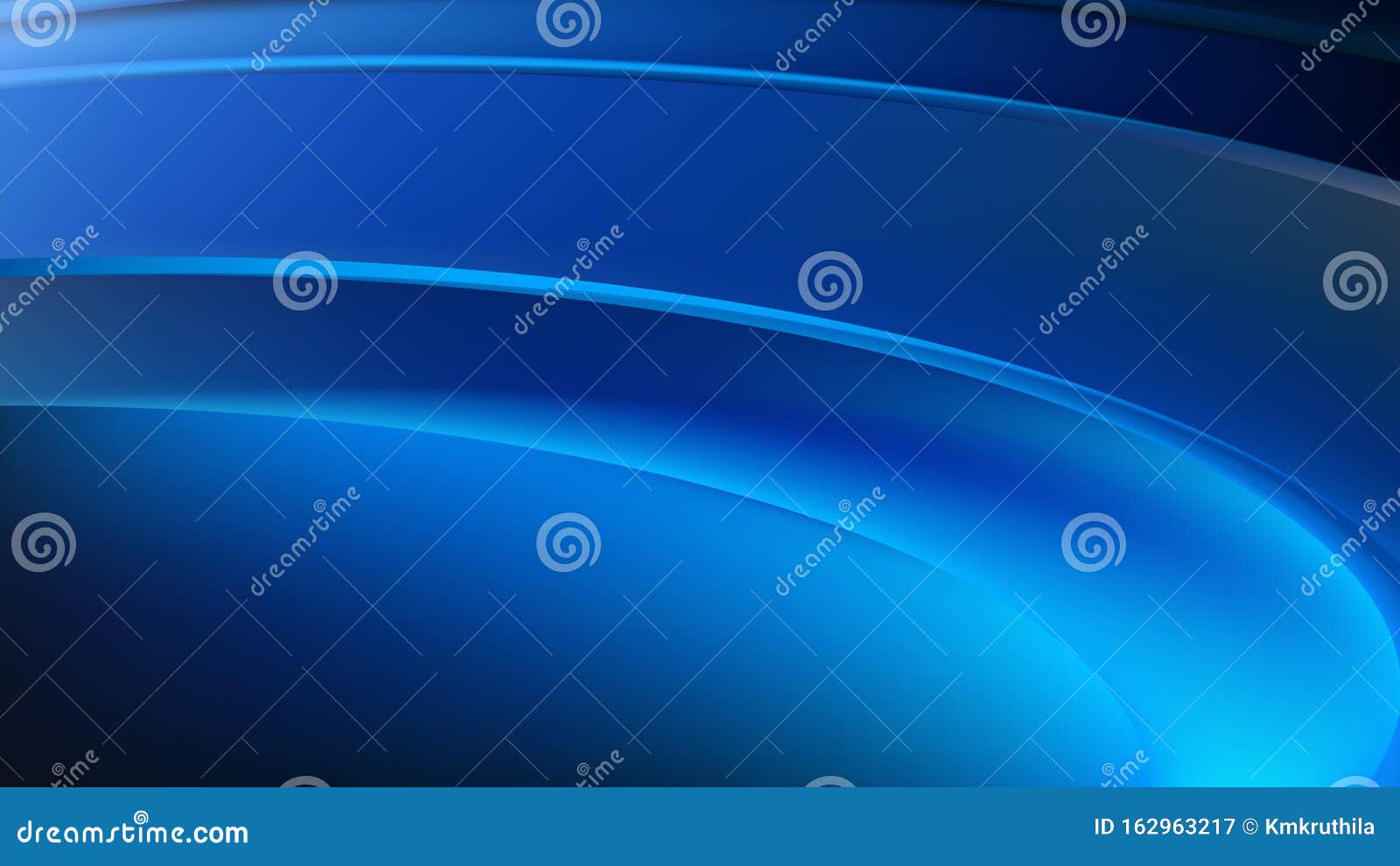 Dark Blue Abstract Wave Background Vector Illustration Stock Vector
