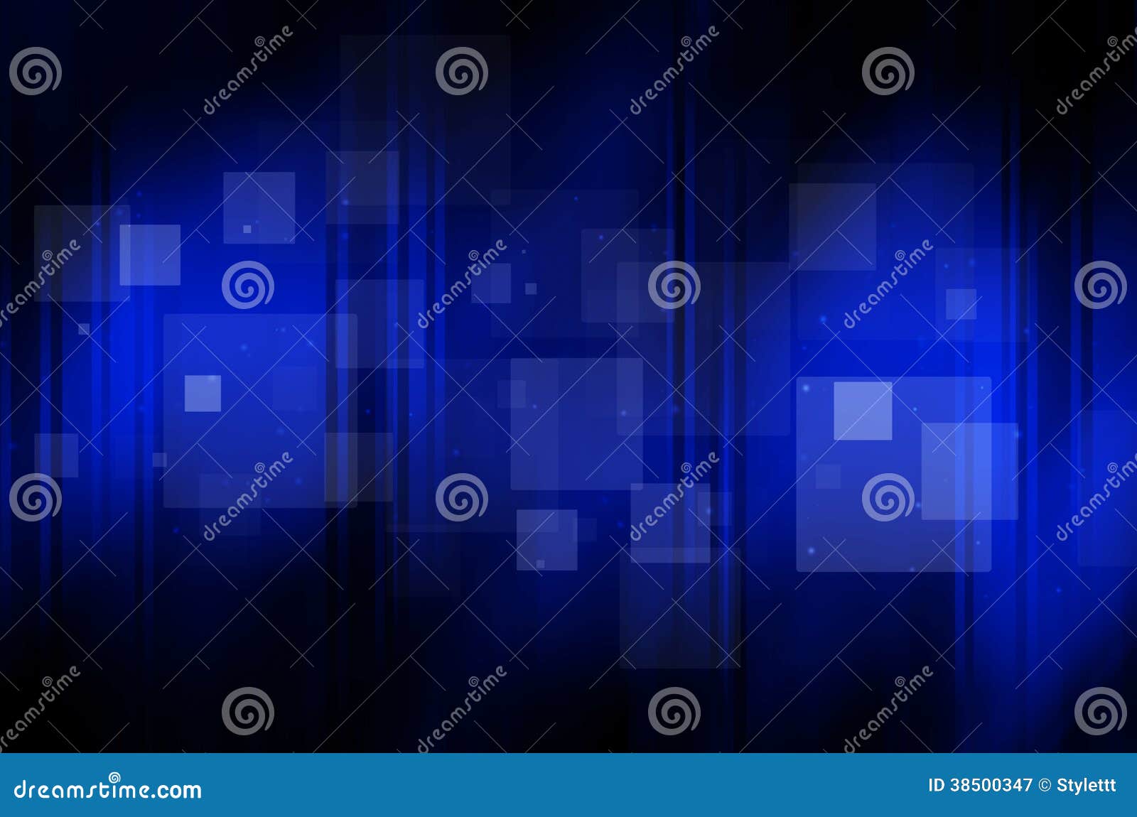 Dark Blue Background with Square Stock Illustration Illustration of